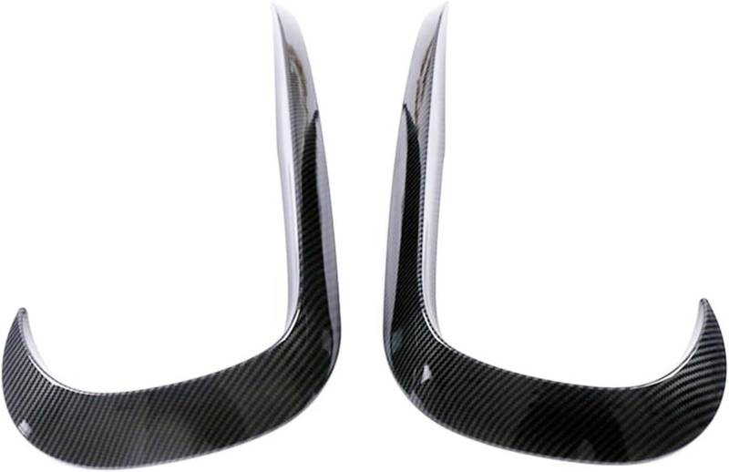 Auto-Nebelscheinwerfergitter Auto Frontschürze Spoiler Für Kotflügel Nebel Licht Kühlergrill Für Mercedes 2020-2022(Carbon texture) von Generisch