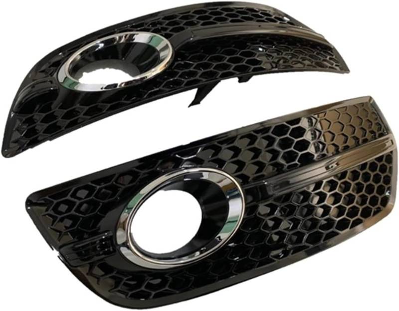 Auto-Nebelscheinwerfergitter Für Q5 (8R) MK1 2008-2012 Links Rechts Seite Auto Nebel Licht Abdeckung Unteren Stoßfänger Grille(Chrome) von Generisch