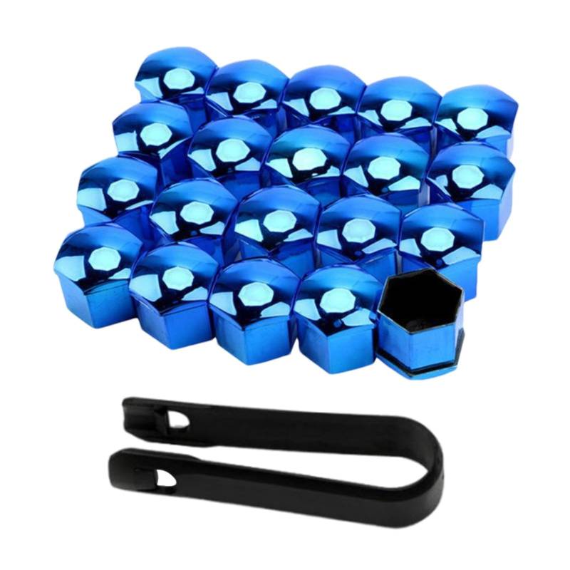 Auto-Radmutter-Abdeckkappen, Ersatz-Staub, 17 mm, 19 mm, 21 mm, Reifenmutterabdeckungen, Autoraden-Dekoration von Generisch