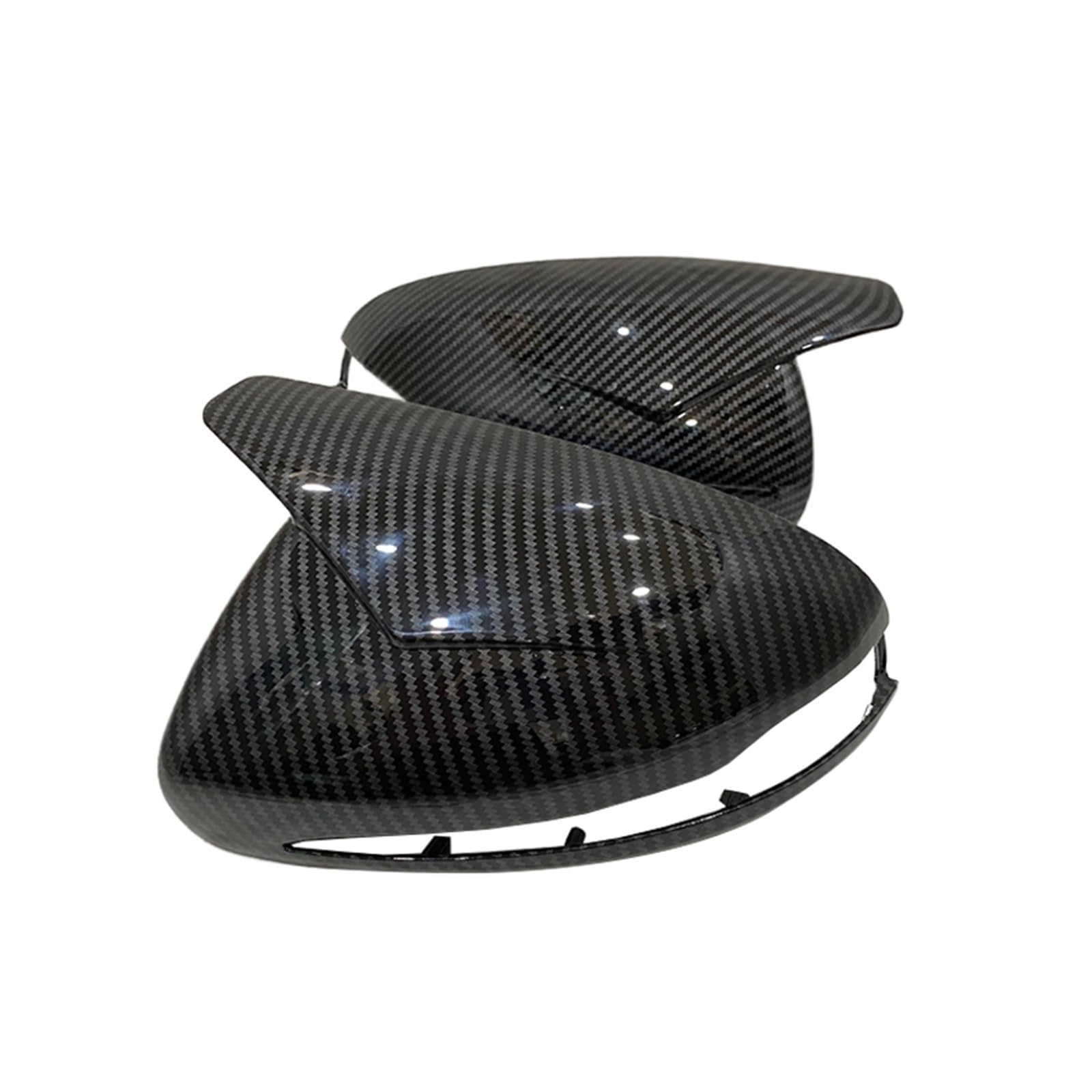 Auto-Rückspiegelabdeckung Für Mercedes Für Benz W205 W213 X253 CE GLC GLA GLB Klasse Carbon Fiber Auto Seite Rückspiegel Abdeckung Shell(Carbon fiber pattern) von Generisch