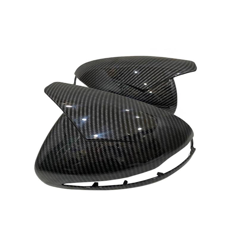 Auto-Rückspiegelabdeckung Für Mercedes Für Benz W205 W213 X253 CE GLC GLA GLB Klasse Carbon Fiber Auto Seite Rückspiegel Abdeckung Shell(Carbon fiber pattern) von Generisch