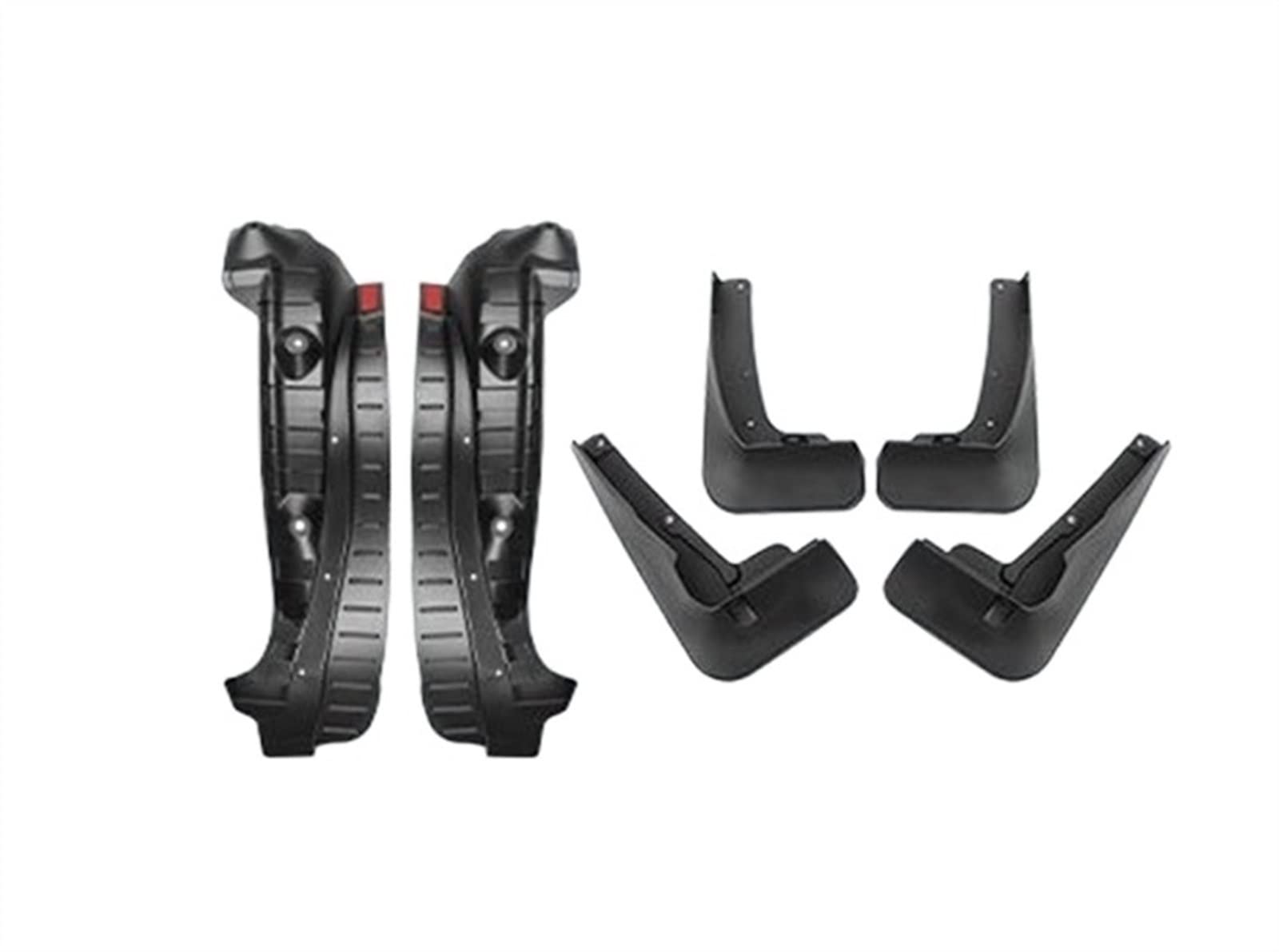 Auto-Schlammabweiser Für Toyota Für Highlander Für Kluger XU70 2021 2022 2023 Auto Kotflügel Schmutzfänger Schutz Spritzschutz Kotflügel(A B 6 PCS) von Generisch