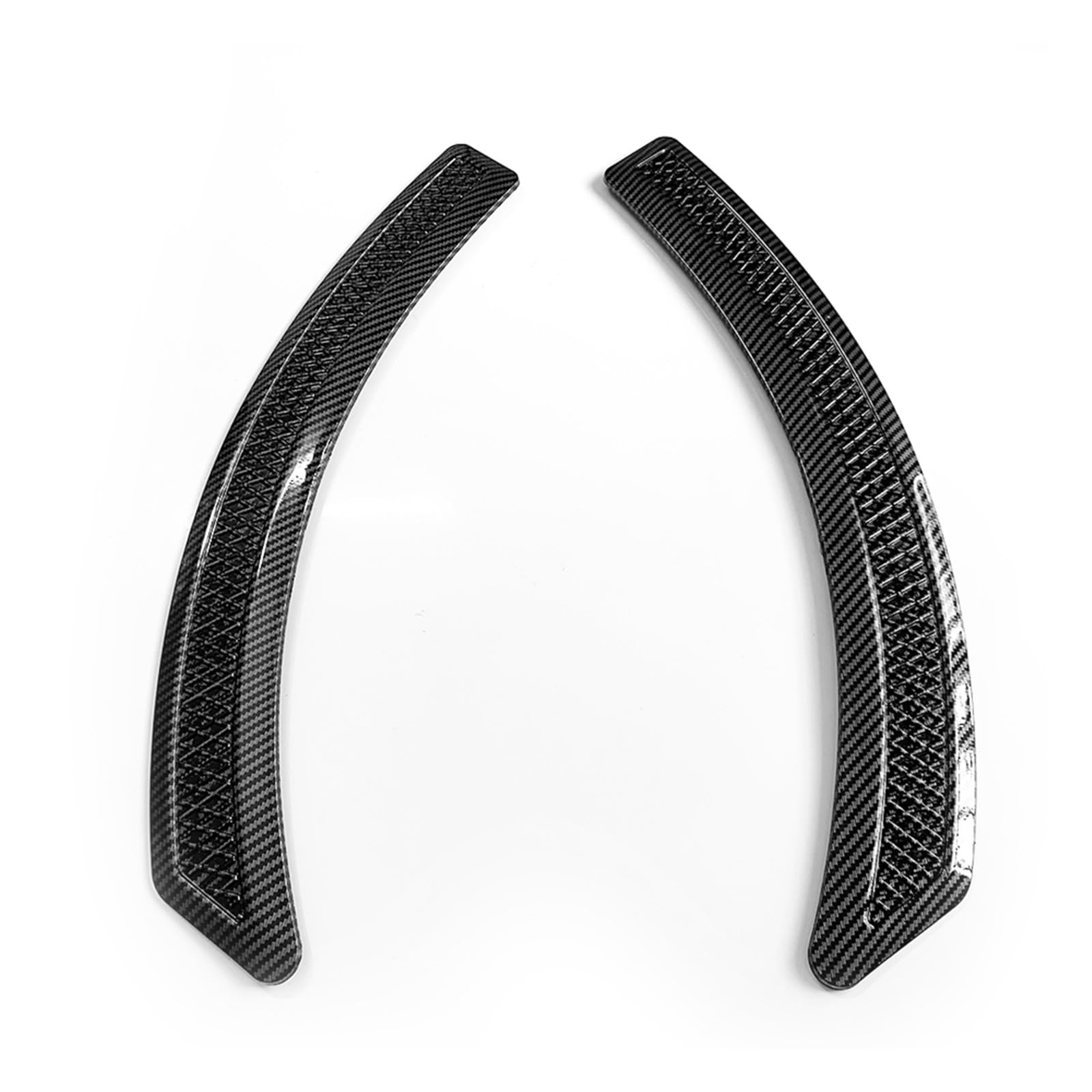 Auto-Schmutzfänger Autotür-Kotflügel, Kotflügelverbreiterung, Kotflügel, Lüftungsschlitze Autozubehör, Aufkleber, Zierleisten, Autoabdeckungsaufkleber Schmutzfänger(Carbon Black) von Generisch