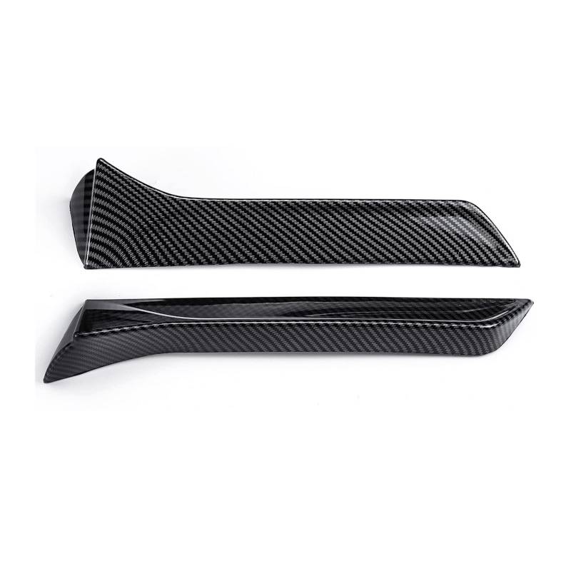 Auto-Schmutzfänger Paar Heckscheiben-Seitenspoilerflügel Canard für Seat für Leon 5F FR Mk3 MK3.5 2013–2021 Heckspoilerlippe seitlich für Randheckklappe(Carbon Fiber Look) von Generisch