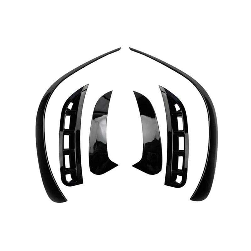 Auto-Seitenspoiler 6Pcs Auto Vorne Hinten Stoßstange Splitter Spoiler Dekorative Abdeckung Trim für Mercedes für Benz GLE W167 2020 für AMG von Generisch
