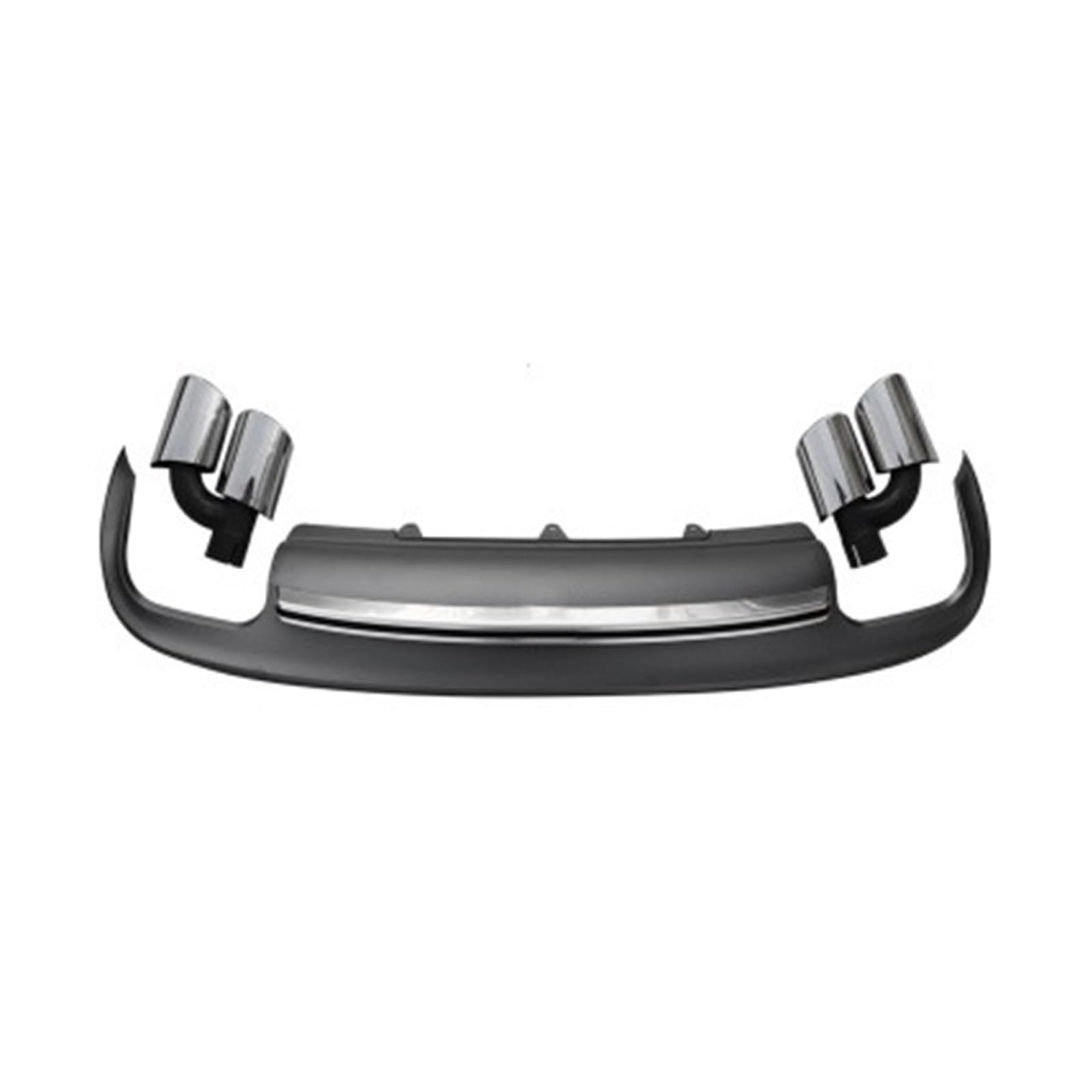 Auto-Seitenspoiler A5 B8 2012 2013 2014 2015 2016 4-türer/2-türer Heckstoßstange Diffusor Lippe Spoiler Schwanz Diffuse Auspuffrohr Spitze(with Tip for 2-Door) von Generisch