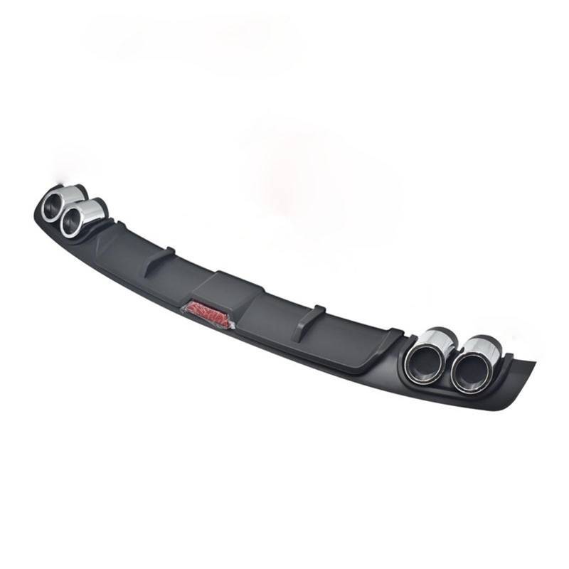 Auto-Seitenspoiler ABS Universal heckspoiler Spoiler hecklippe heckspoiler heckspoiler autospoiler 128CM(A-120CM-black) von Generisch