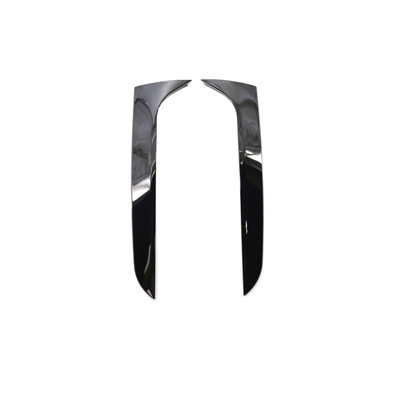 Auto-Seitenspoiler Auto Heckscheibe Splitter Seitenspoiler Canards Aufkleber Zierleiste A4 B8 für Allroad für Avant 2009-2016(Schwarz) von Generisch