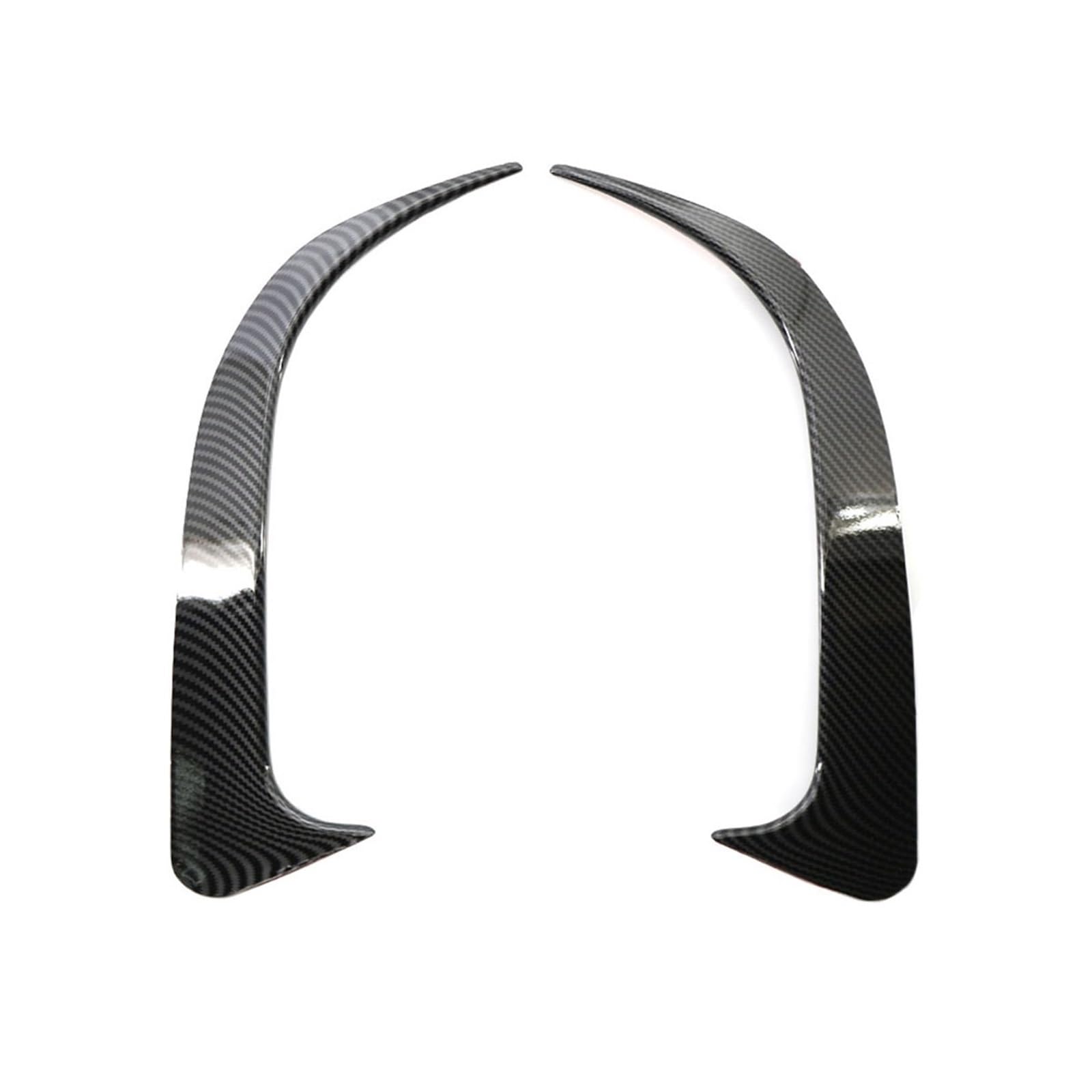 Auto-Seitenspoiler Auto Heckspoiler Spoiler Luft für Entlüftungsabdeckung Seiten-Canard für Mercedes für Benz W117 CLA 200 250 45 für AMG 2014-2018(Carbon texture) von Generisch