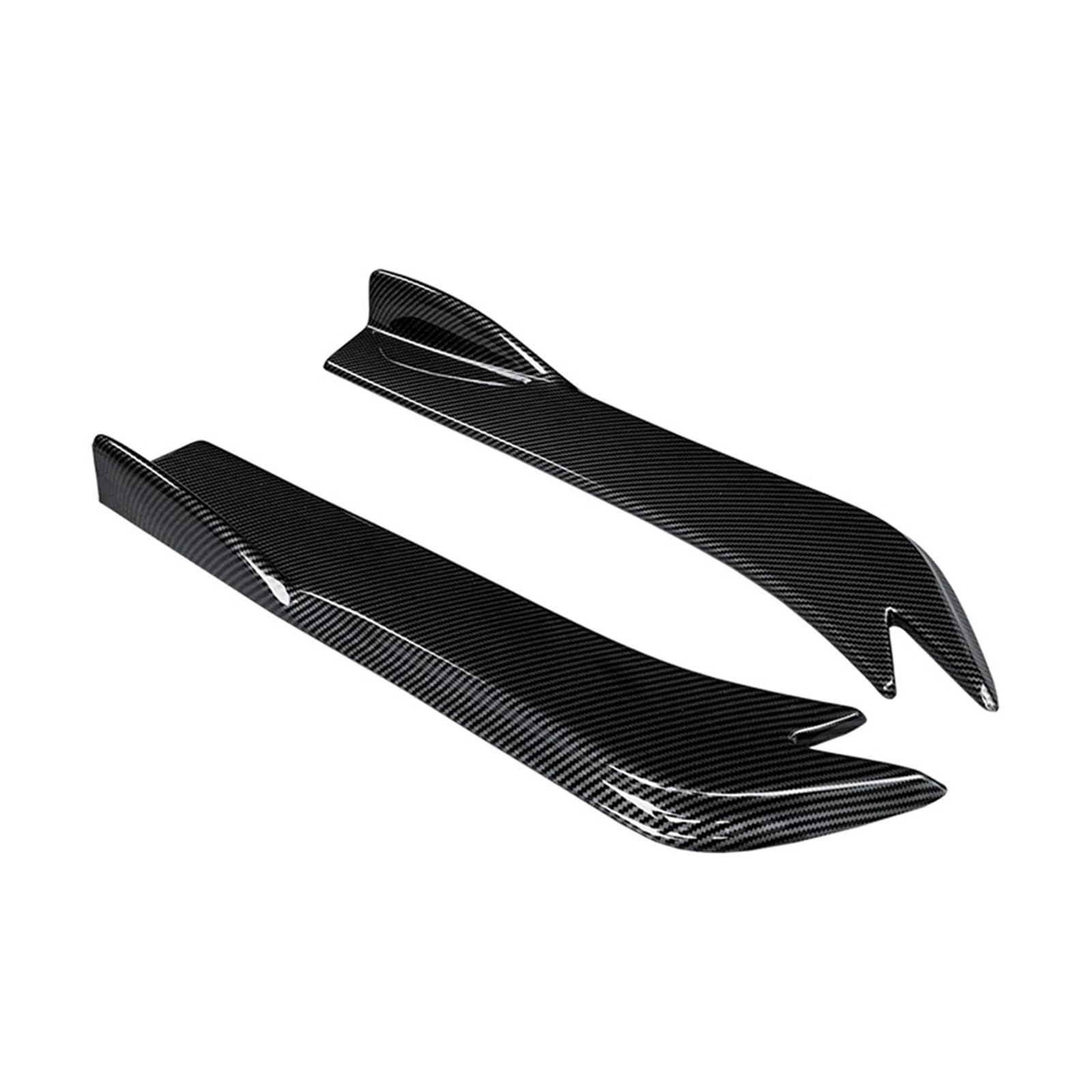 Auto-Seitenspoiler Auto Heckstoßstange Splitter Schürzen Kofferraumlippe Spoiler Flügel Diffusor Schutz A7 2015-2022(Gloss Black) von Generisch