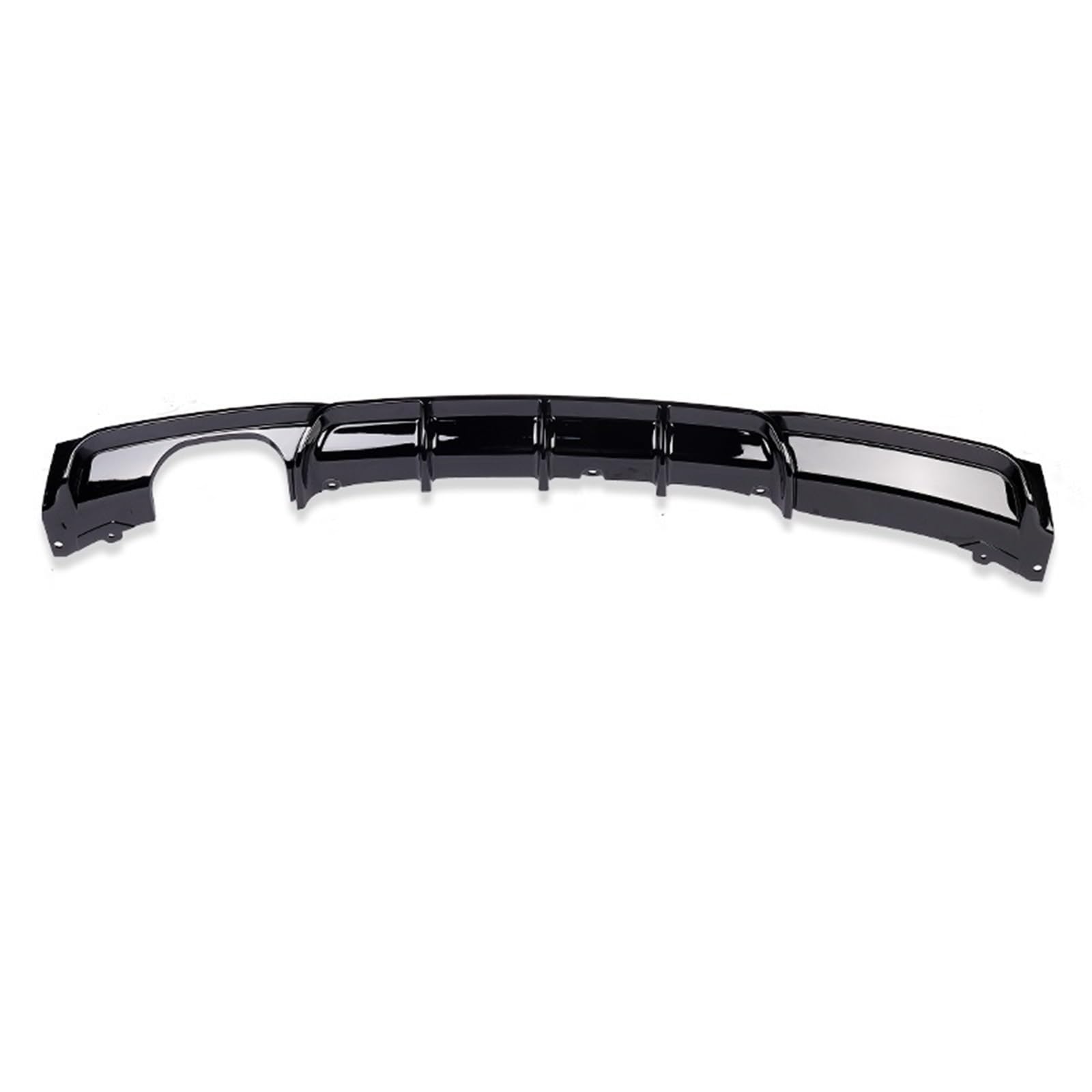 Auto-Seitenspoiler Heckdiffusor für Stoßstange Frontlippe Kofferraumspoiler Body Kit für BMW 3er F30 F31 F35 M3 für Sport 2012–2019(Double Dual Out) von Generisch