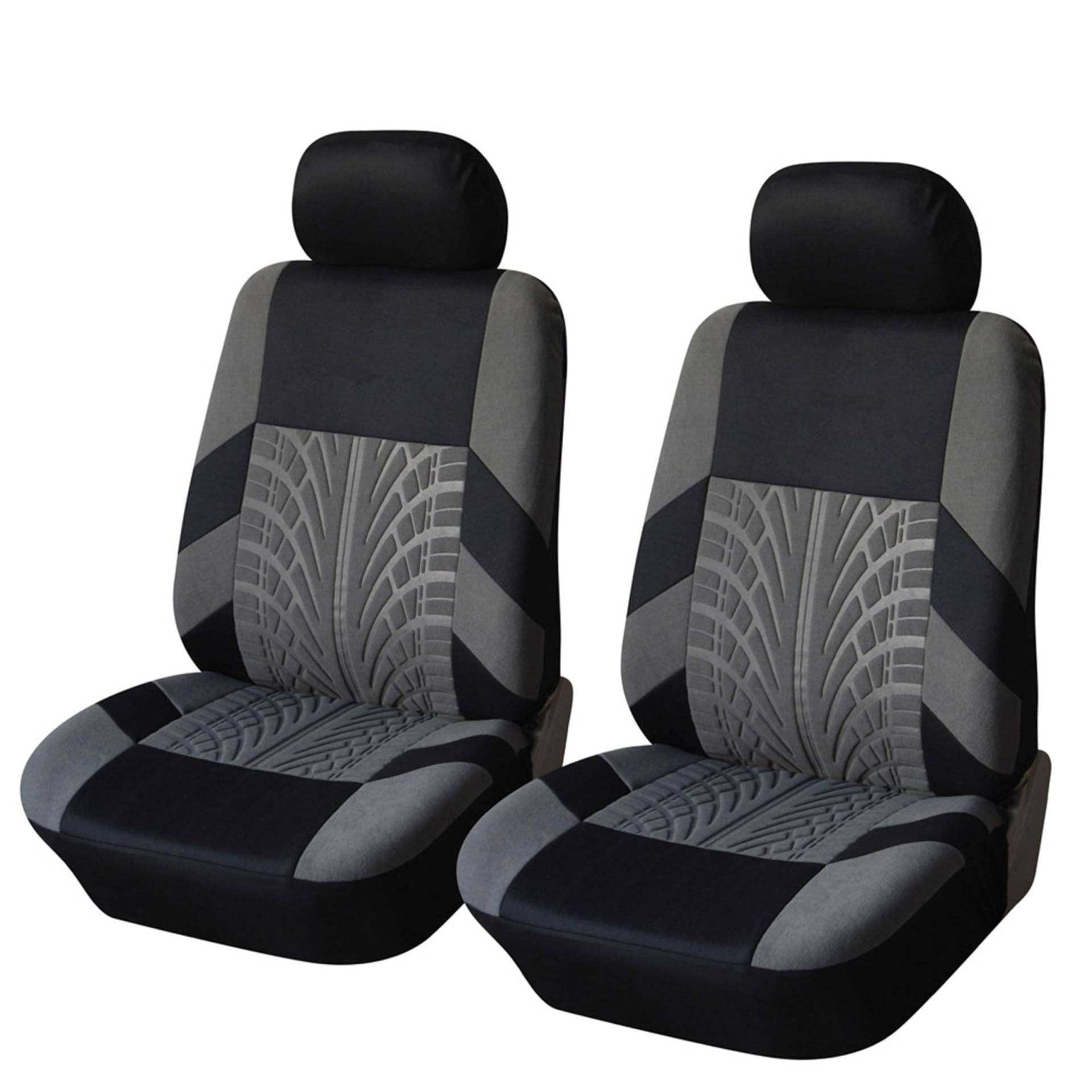 Auto Sitzbezüge für Toyota Prado 5-Seats (J150) 4.Gen 2010-present, Allwetter Atmungsaktiv rutschfest Vorne Hinten Autositz Schonbezug,Autositzschoner Innenraum Zubehör,Grey von Generisch