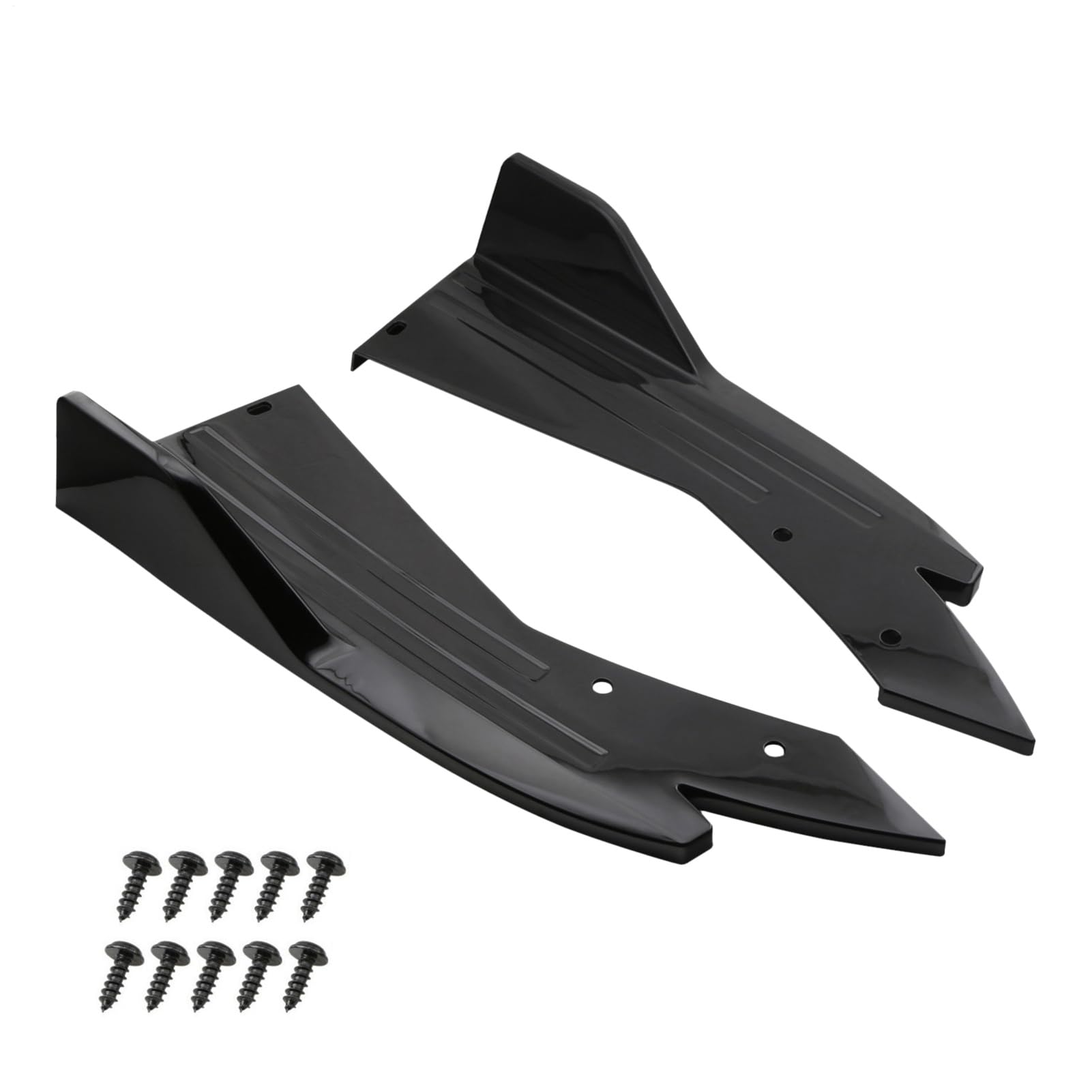 Auto Spoiler, Heckwindspoiler, 1 Paar Auto Heckstoßstange Diffusor Spoiler, Auto Seitenschweller Splitter Canard Protector Stoßstange Lippe Diffusor, zur Verbesserung der Diffusion von Auto Spoiler, Heckwindspoiler, 1 Paar Auto Heckstoßstange Diffusor Spoiler, Auto Seitenschweller Splitter Canard Protector Stoßstange Lippe Diffusor, zur Verbesserung der Diffusion von von Generisch