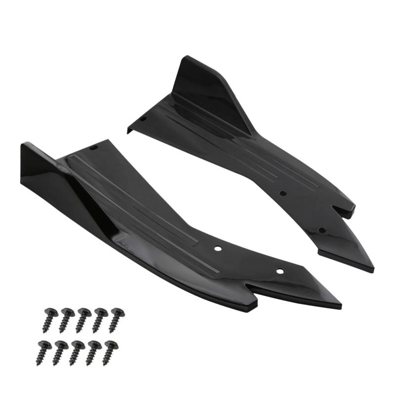 Auto Spoiler, Heckwindspoiler, 1 Paar Auto Heckstoßstange Diffusor Spoiler, Auto Seitenschweller Splitter Canard Protector Stoßstange Lippe Diffusor, zur Verbesserung der Diffusion von von Generisch