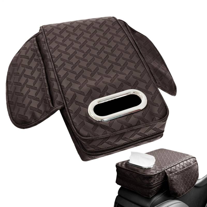 Autoarmruhe -Abdeckung, Autoarmlehre Abdeckung | Bequeme weiche PU Leder -Mittelkonsole -Abdeckung Auto Arm Ruhe,Automobilorganisatoren, Tabletts und Taschen für Frauen, Männer, Erwachsene von Generisch