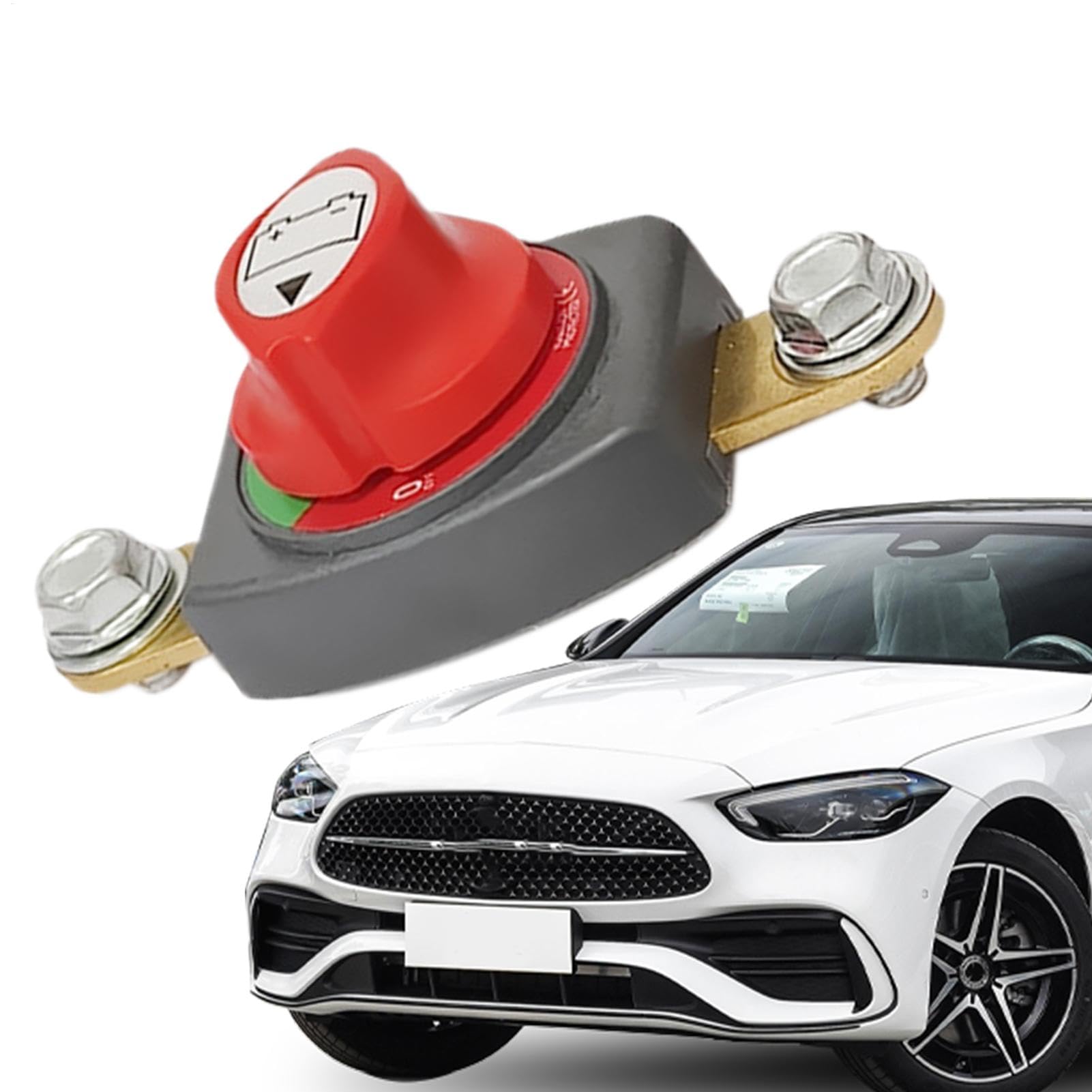 Autobatterie-Unterbrechungsschalter - Batteriestromunterbrechungsgerät | Batterie Schnelltrennwerkzeug, obere Stange aus Messing O Autobatterie-Unterbrechungsschalter - Batteriestromunterbrechungsgerät | Batterie Schnelltrennwerkzeug, obere Stange aus Messing O von Generisch