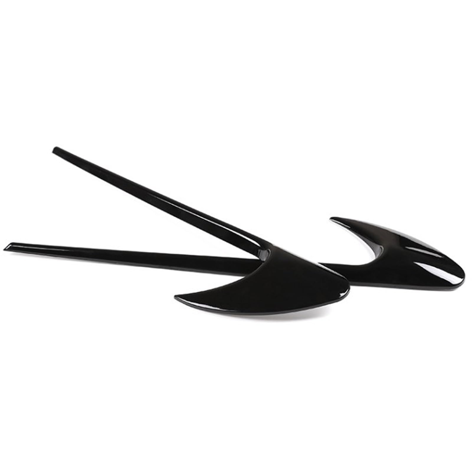 Autodiffusor-Scheibe Für Mercedes für Benz W212 W211 W222 W220 W176 W205 W202 W210 W204 für AMG GLA CLA CLS 2 stücke Auto Luft für Vent für Kotflügel Seite Aufkleber Heckspoiler(4) von Generisch