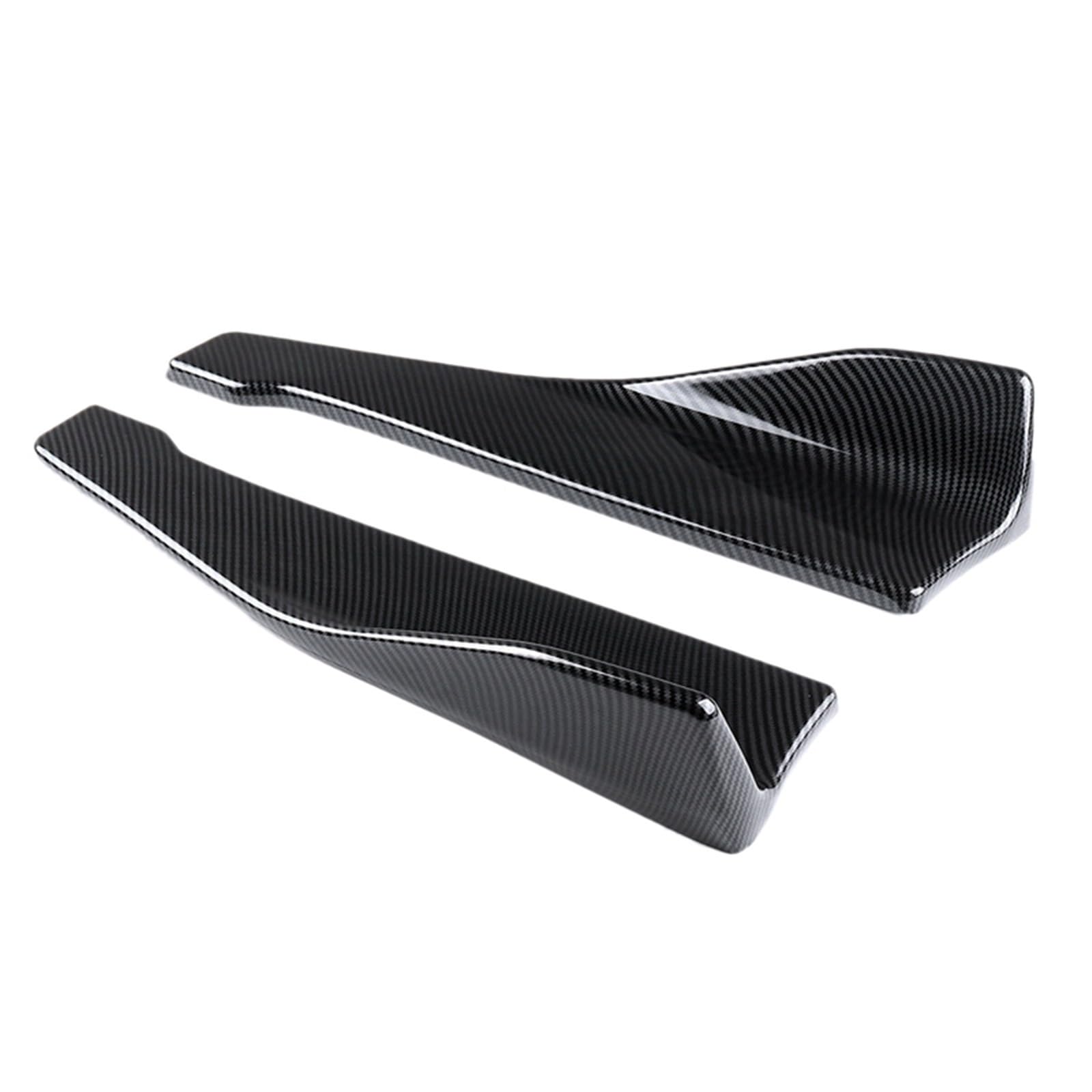 Autodiffusor-Scheibe RS3 RS4 RS5 RS6 A6 C6 C5 A4 A3 1 Paar 48cm Heckstoßstangenschutz Diffusor Lip Splitter Schürze Spoiler Seitenschweller Heckspoiler(1) von Generisch