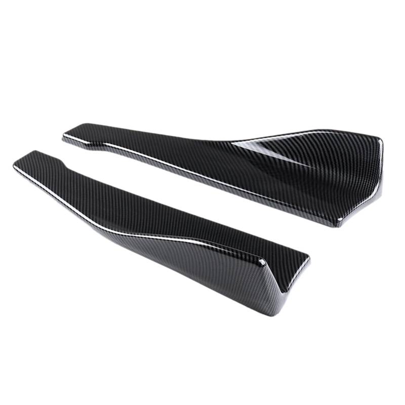Autodiffusor-Scheibe RS3 RS4 RS5 RS6 A6 C6 C5 A4 A3 1 Paar 48cm Heckstoßstangenschutz Diffusor Lip Splitter Schürze Spoiler Seitenschweller Heckspoiler(1) von Generisch