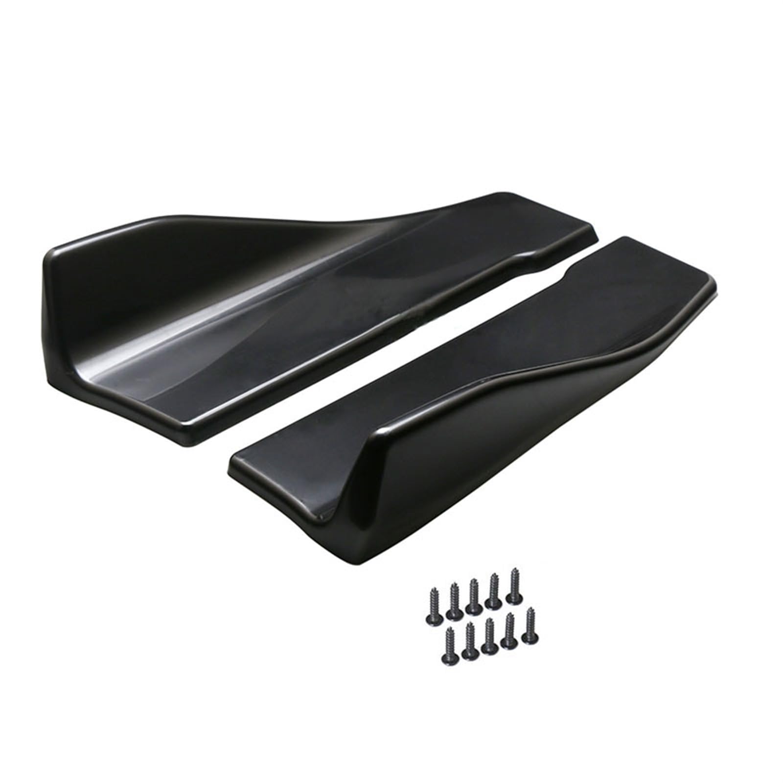 Autodiffusor-Scheibe Universal 35cm Länge Auto Spoiler Seitliche Front Stoßstange Hinten Seite Rock Lip Rocker Flügel Glänzend Schwarz Schutz Zierleisten Styling Heckspoiler Autodiffusor-Scheibe Universal 35cm Länge Auto Spoiler Seitliche Front Stoßstange Hinten Seite Rock Lip Rocker Flügel Glänzend Schwarz Schutz Zierleisten Styling Heckspoiler von Generisch