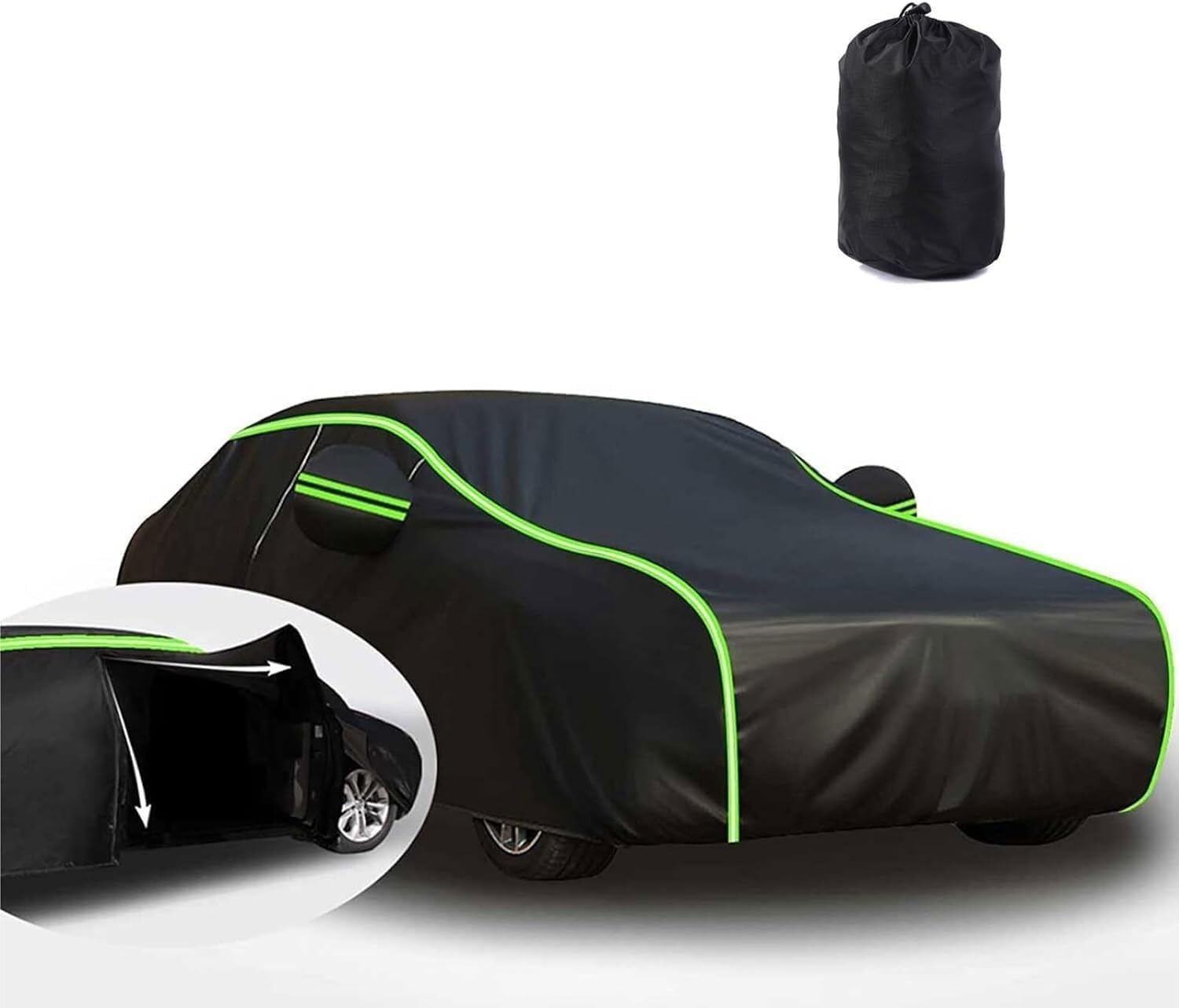 Autogarage Abdeckung für Golf 5, Abdeckplane Auto All Weather, Vollgarage Atmungsaktiv & Wasserdicht mit Reißverschluss,Universelle Passform yui1 Autogarage Abdeckung für Golf 5, Abdeckplane Auto All Weather, Vollgarage Atmungsaktiv & Wasserdicht mit Reißverschluss,Universelle Passform yui1 von Generisch