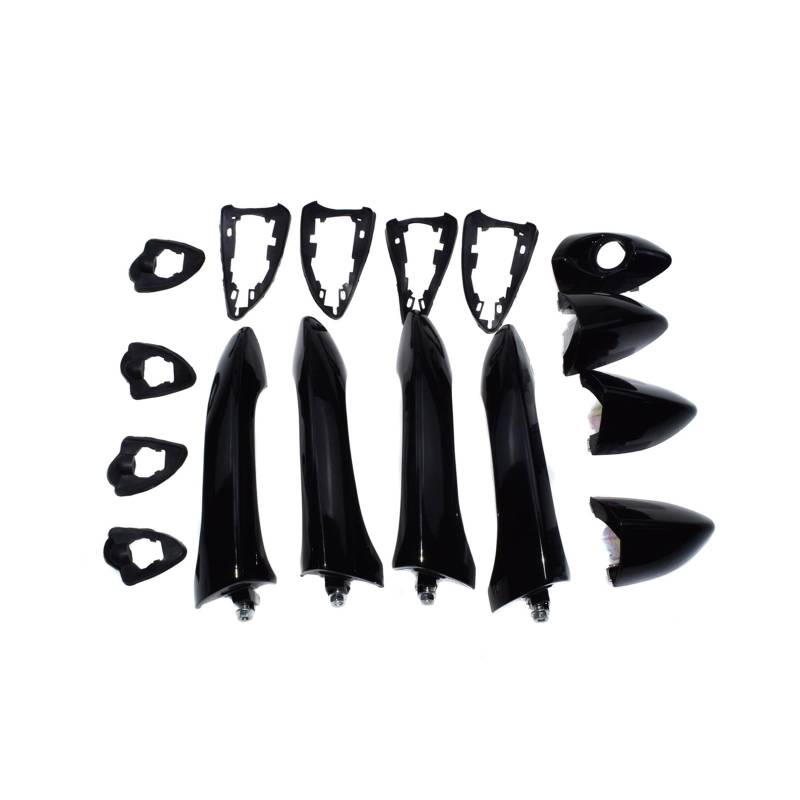 Autogriff-Assistent Auto Außentürgriff für BMW E53 X5 3.0i 4.4i 4.6is 4.8is 2000-2006 51218257737 51218257738 Äußerer hinterer Türgriff(4 Pcs Set) von Generisch