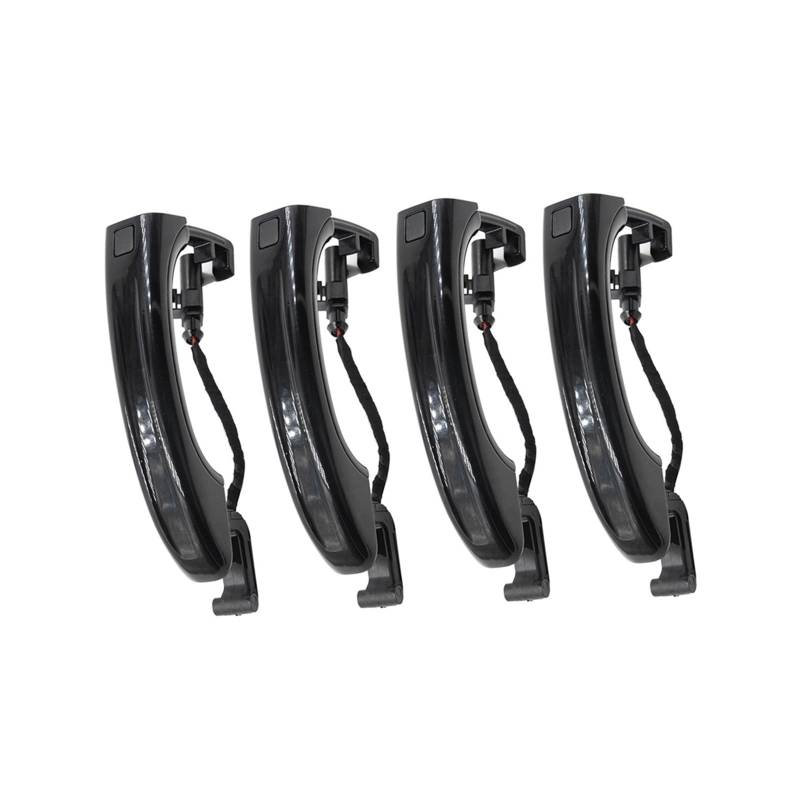 Autogriff-Assistent Für Q7 2007-2015 für Smart Sensor Außentür Griff 4L0837205A 4L0837205B 4L0837207A Äußerer hinterer Türgriff(Old Black) von Generisch