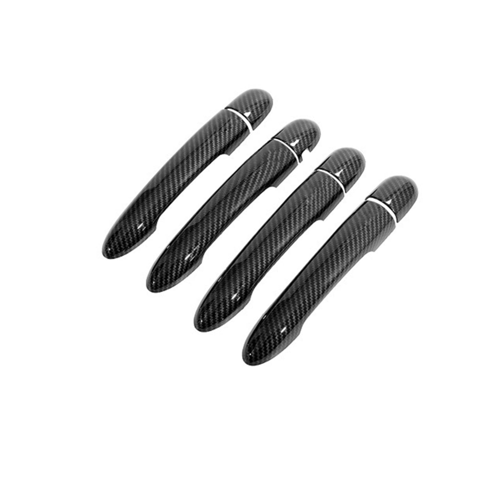 Autogriff-Assistent Für Renault für Megane 2 II MK2 2003-2008 Auto Außentürgriff Abdeckung Stil Aufkleber Äußerer hinterer Türgriff(Handle No Button) von Generisch