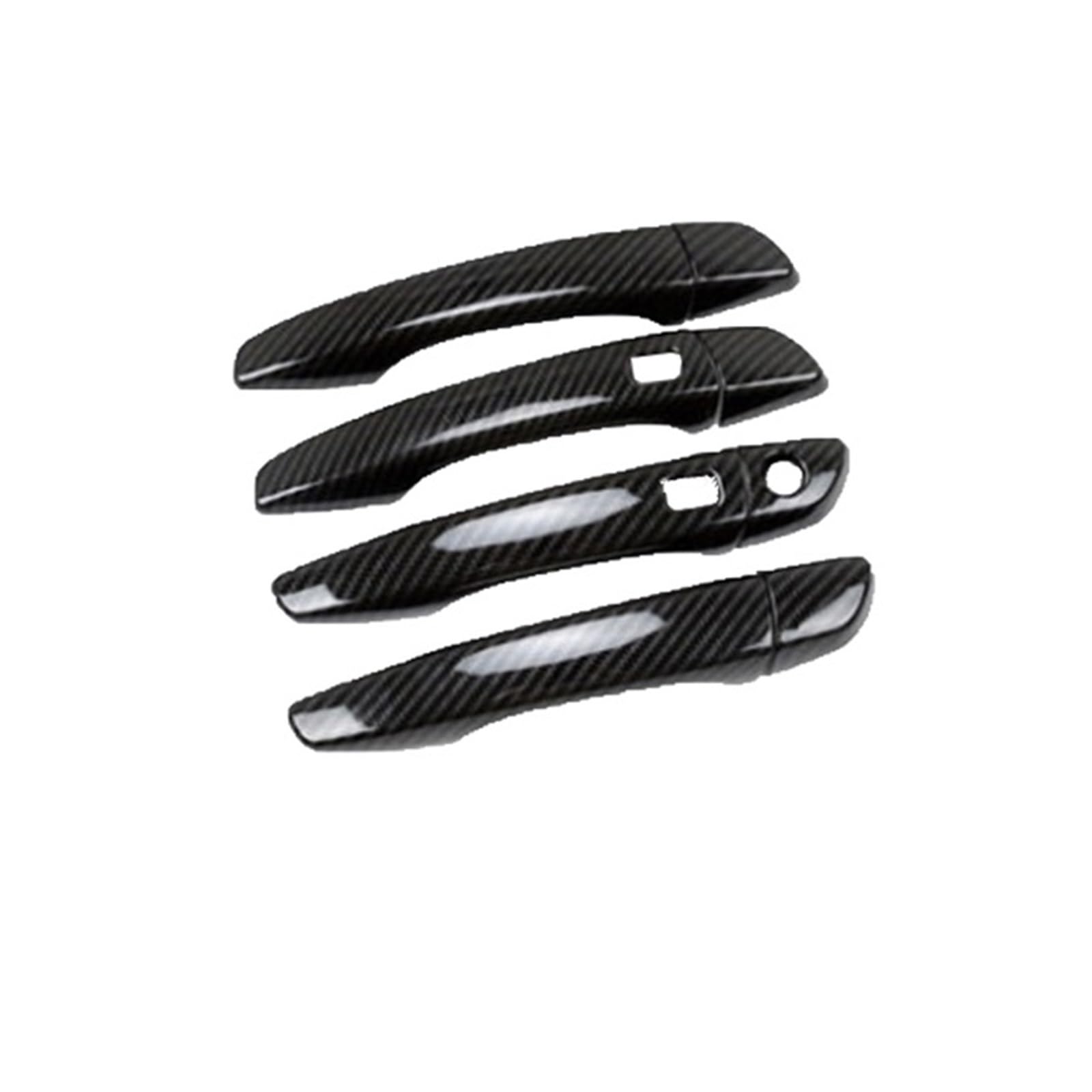 Autogriff-Assistent Für Schutz für Citroen C4 MK3 2021-2023 Auto Außentürgriff Abdeckung Trim Äußerer hinterer Türgriff(Handle 1 Keyhole) von Generisch