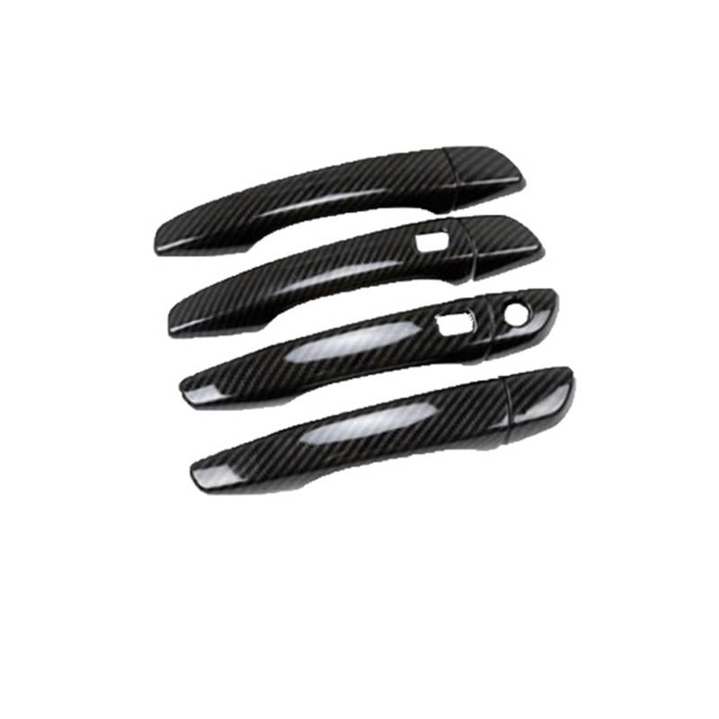 Autogriff-Assistent Für Schutz für Citroen C4 MK3 2021-2023 Auto Außentürgriff Abdeckung Trim Äußerer hinterer Türgriff(Handle 1 Keyhole) von Generisch