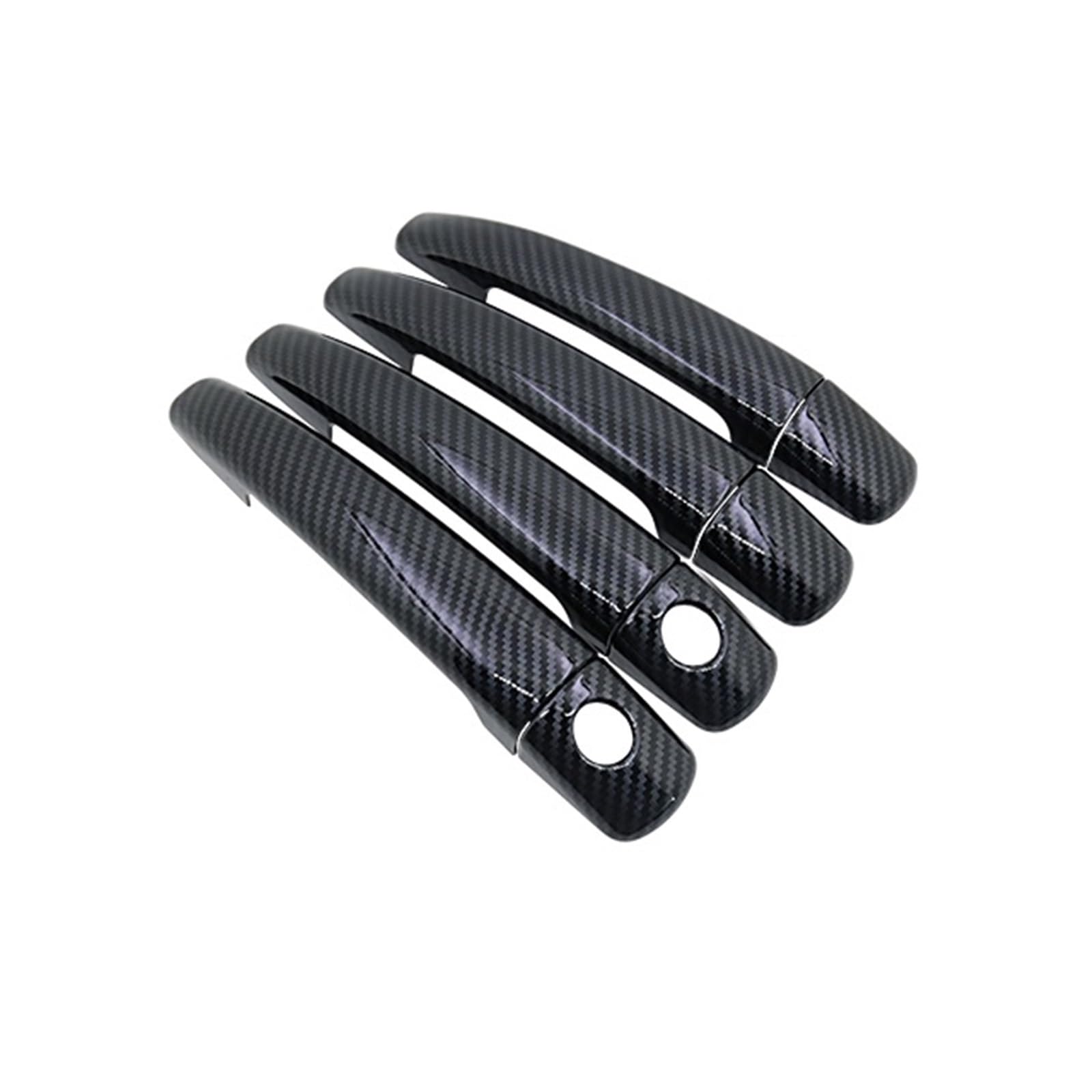 Autogriff Auto Türgriff Abdeckung Fangen Trim für Peugeot 5008 MK1 T87 2010-2016 Außentürgriffe für Autos(4Handle 2 Keyhole) von Generisch