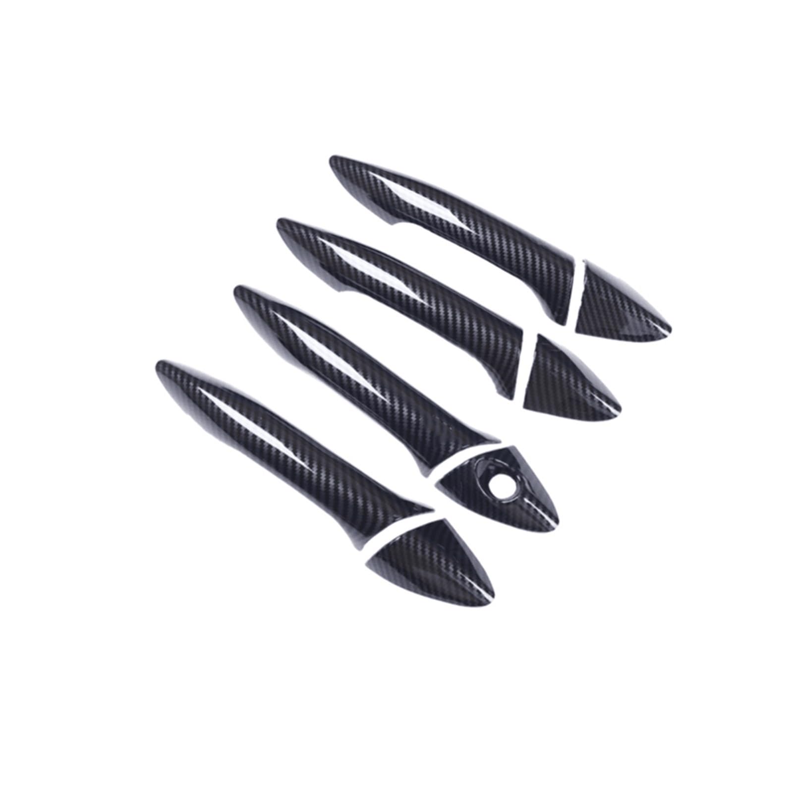 Autogriff Für Hyundai I30 2012-2016 Auto Türgriff Abdeckung Trim Set Aufkleber Styling Außentürgriffe für Autos(No Button 1) von Generisch