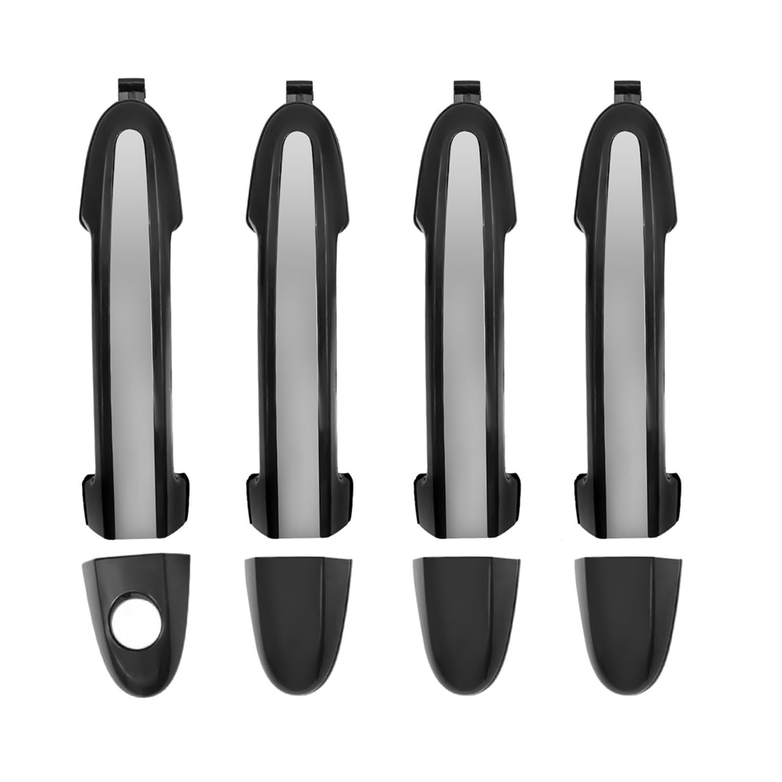 Autogriff Für Hyundai für Santa Fe 2007-2012 Vorne Hinten Links Rechts Außen Türgriffe Chrom 83661-2B000 Außentürgriffe für Autos(1 Set) von Generisch