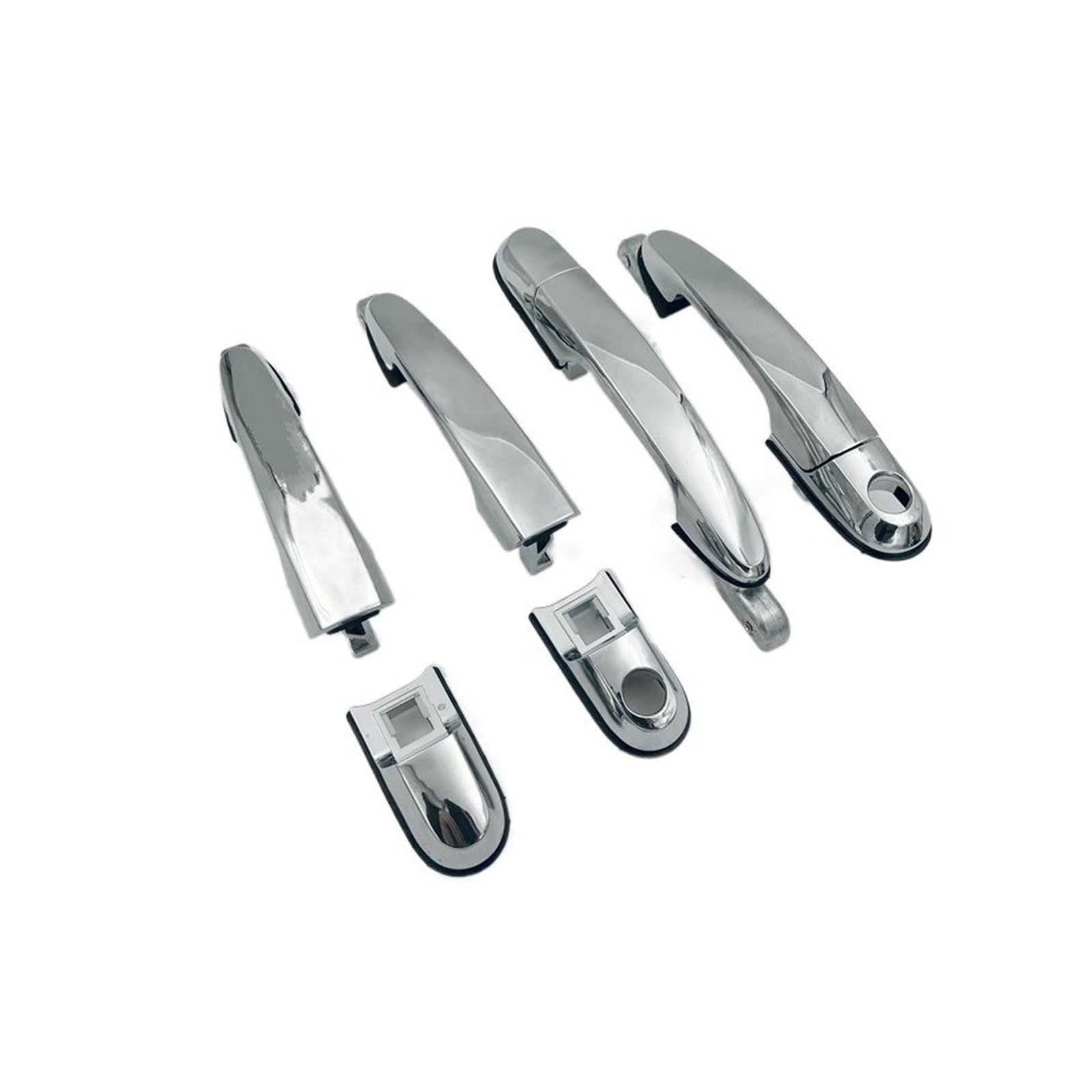 Autogriff Für Hyundai für Tucson 2005-2009 Front Tür Äußere Griff Chrom Hinten Links Rechts Tür Außentürgriffe für Autos(1 Set) von Generisch