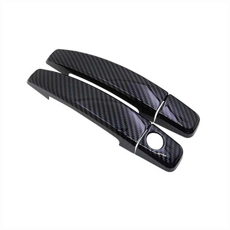 Autogriff Für Opel für Corsa E X15 2015-2018 für Vauxhall Autotürgriffabdeckung Verkleidung Außentürgriffe für Autos(2 Doors 1 Key Hole) von Generisch