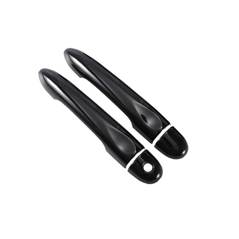 Autogriff Für Renault für Megane 3 MK3 III 2008-2014 2016 Glänzend Schwarz Auto Türgriff Abdeckung Trim Außentürgriffe für Autos(2Dr 1 Key no Button) von Generisch