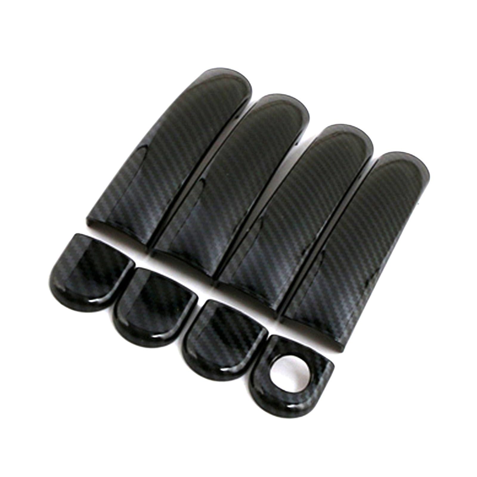 Autogriff Für Skoda für Superb B5 für Yeti für Rapid für Citigo Außentürgriffabdeckung Türschalenverkleidung Außentürgriffe für Autos(1 Key Hole Handle) von Generisch
