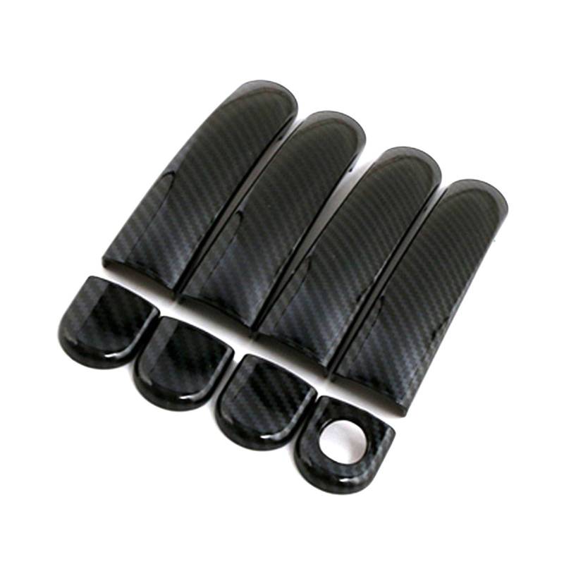 Autogriff Für Skoda für Superb B5 für Yeti für Rapid für Citigo Außentürgriffabdeckung Türschalenverkleidung Außentürgriffe für Autos(1 Key Hole Handle) von Generisch