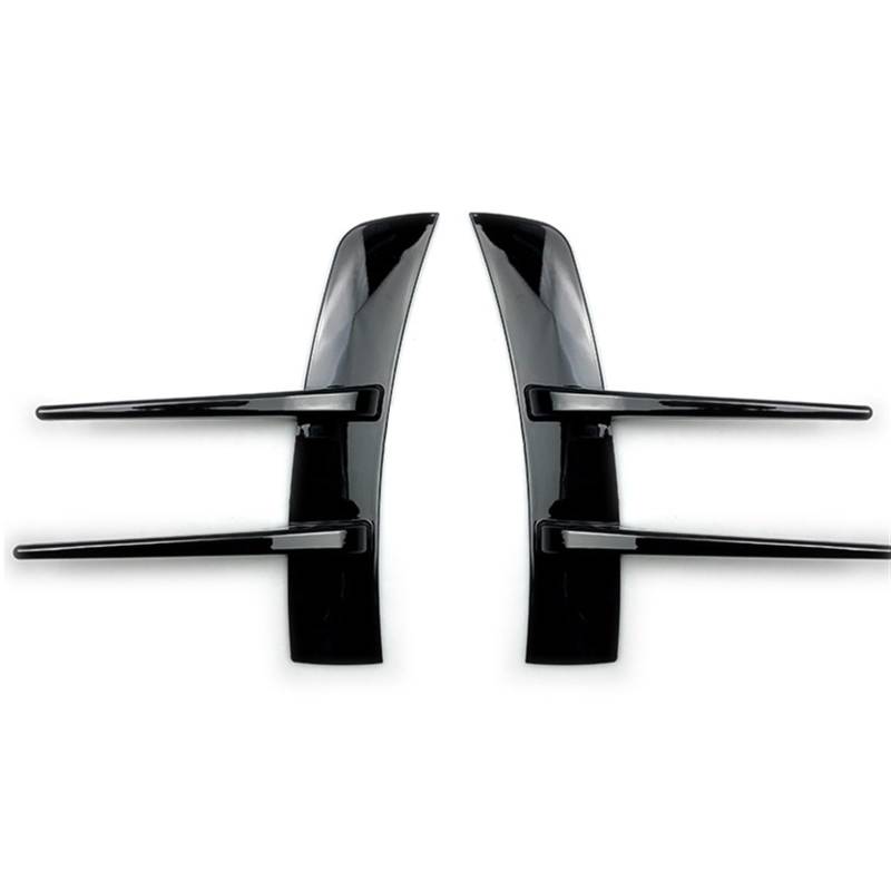 Autoheckflügel 2 Stücke Frontstoßstangenlippe Luft für Entlüftungsverkleidung Spoiler Canards Entlüftungsschlitze Splitter Auto Styling für Benz A-Klasse Seitenspoiler(2) von Generisch