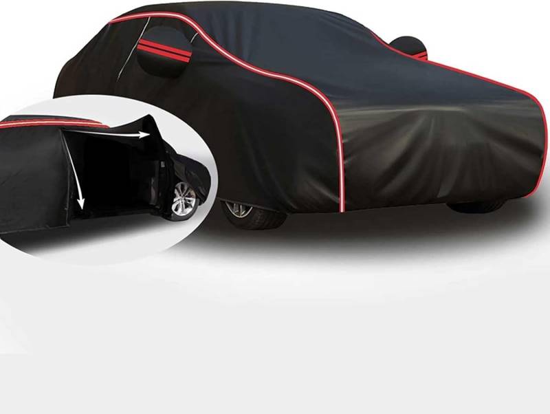 Autoplane Gemacht für Smart Fortwo 451 452 453, Hageldichte Autoabdeckung, Universal Autoabdeckung, Winter Outdoor Vollgarage Autoabdeckplane von Generisch