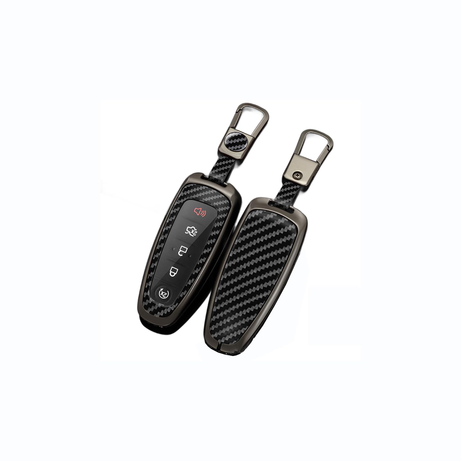 Autoschlüssel Hülle passt für Ford CMAX Escape Focus Edge Lincoln MKS MKT MKX Schlüsselhülle Schutzcover mit Schlüsselanhänger Auto Zubehör,Black-B Autoschlüssel Hülle passt für Ford CMAX Escape Focus Edge Lincoln MKS MKT MKX Schlüsselhülle Schutzcover mit Schlüsselanhänger Auto Zubehör,Black-B von Generisch