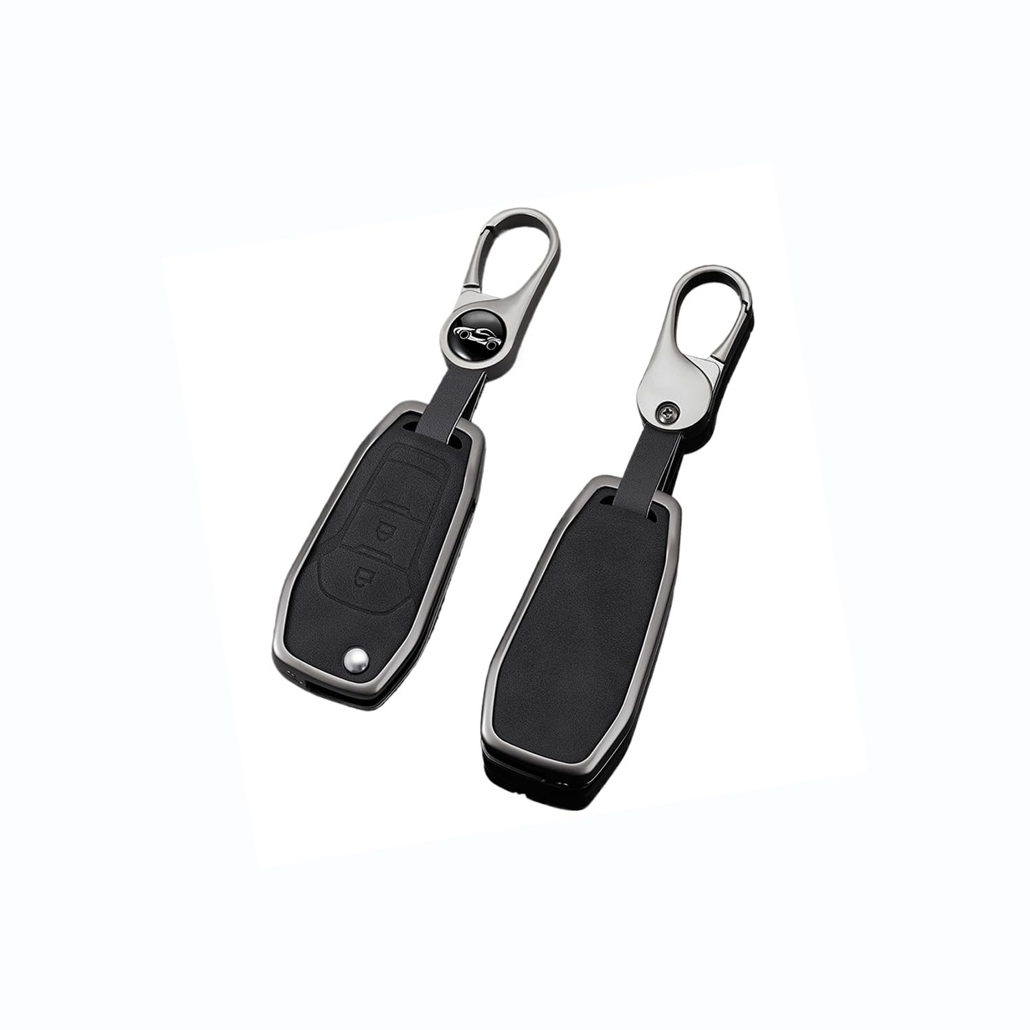 Autoschlüssel Hülle passt für Ford Explorer Maverick Ecosport Ranger F150 XL XLT STX F250 F350 F450 Schlüsselhülle Schutzcover mit Schlüsselanhänger Auto Zubehör,Black-A Autoschlüssel Hülle passt für Ford Explorer Maverick Ecosport Ranger F150 XL XLT STX F250 F350 F450 Schlüsselhülle Schutzcover mit Schlüsselanhänger Auto Zubehör,Black-A von Generisch