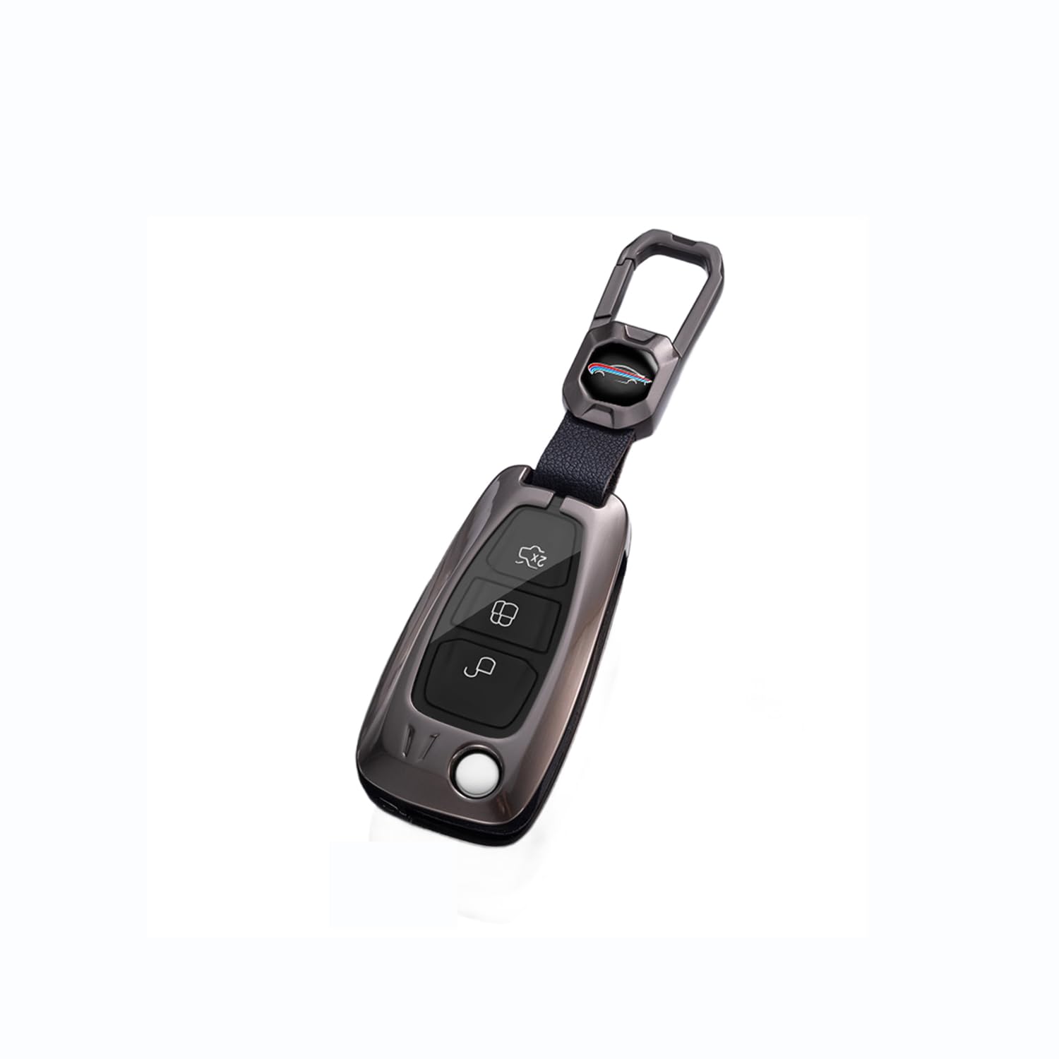 Autoschlüssel Hülle passt für Ford Transit Custom Focus Fiesta Galaxy Mondeo MK8 Connect Schlüsselhülle Schutzcover mit Schlüsselanhänger Auto Zubehör,Black-B Autoschlüssel Hülle passt für Ford Transit Custom Focus Fiesta Galaxy Mondeo MK8 Connect Schlüsselhülle Schutzcover mit Schlüsselanhänger Auto Zubehör,Black-B von Generisch