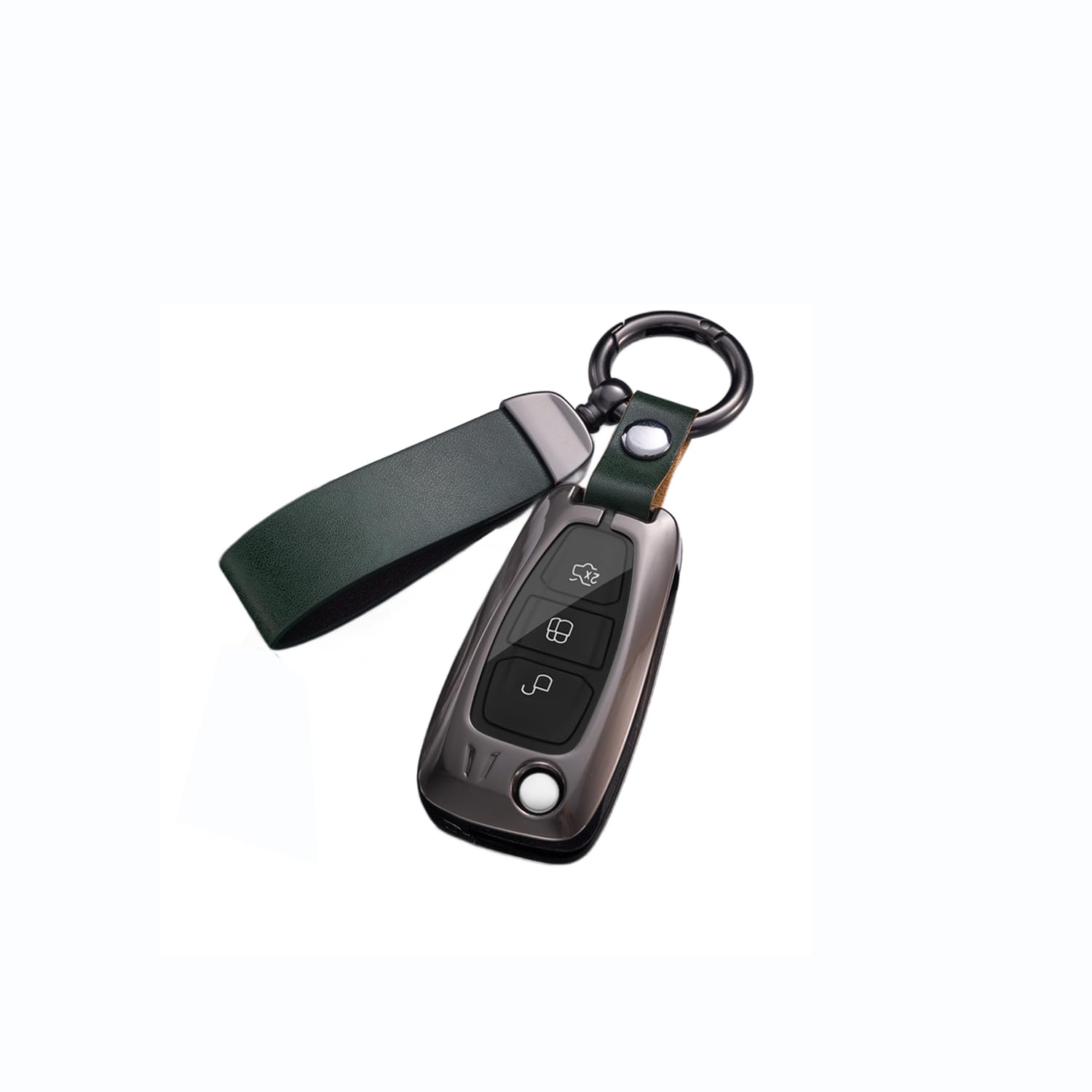 Autoschlüssel Hülle passt für Ford Transit Custom Focus Fiesta Galaxy Mondeo MK8 Connect Schlüsselhülle Schutzcover mit Schlüsselanhänger Auto Zubehör,Green-A Autoschlüssel Hülle passt für Ford Transit Custom Focus Fiesta Galaxy Mondeo MK8 Connect Schlüsselhülle Schutzcover mit Schlüsselanhänger Auto Zubehör,Green-A von Generisch