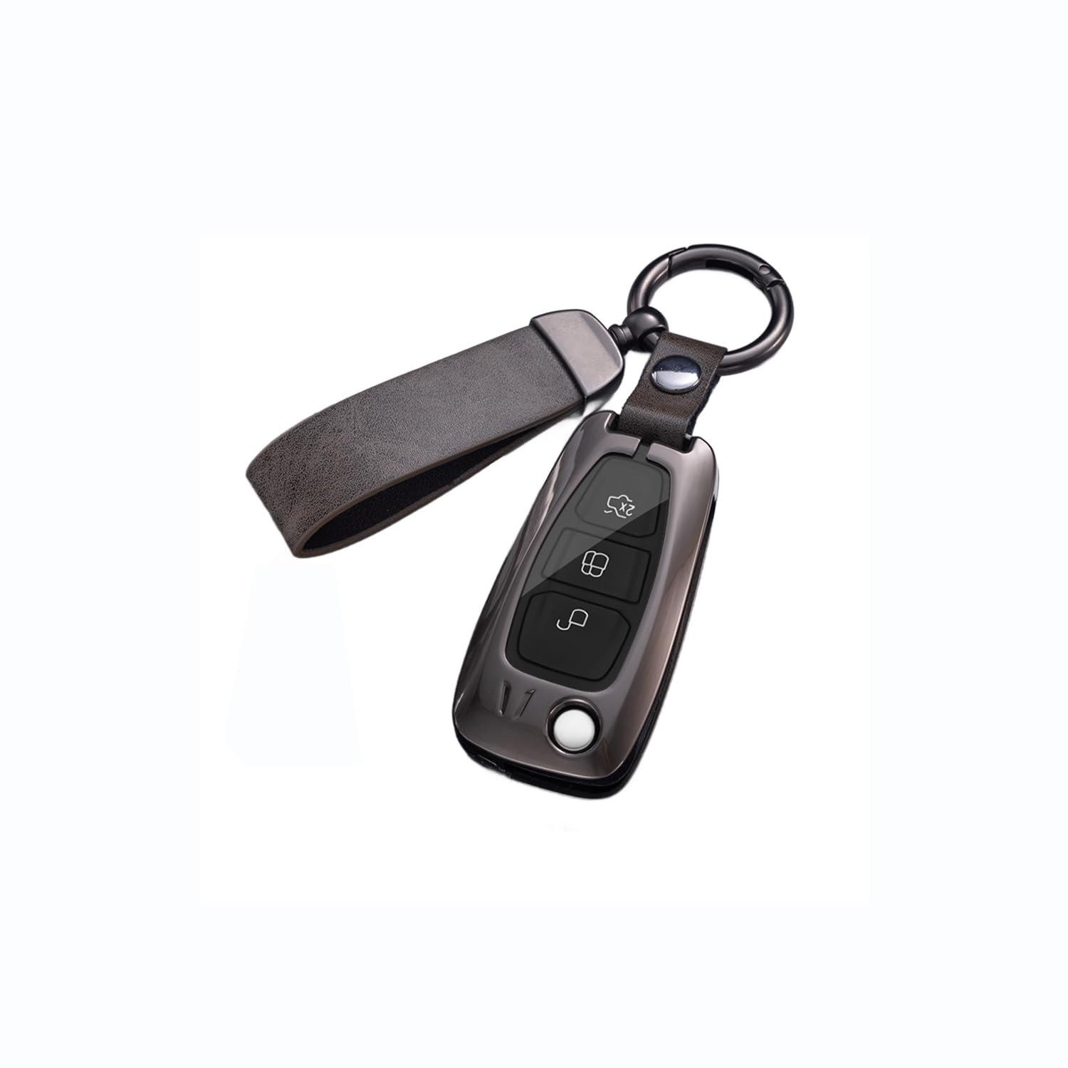 Autoschlüssel Hülle passt für Ford Transit Custom Focus Fiesta Galaxy Mondeo MK8 Connect Schlüsselhülle Schutzcover mit Schlüsselanhänger Auto Zubehör,Grey-A Autoschlüssel Hülle passt für Ford Transit Custom Focus Fiesta Galaxy Mondeo MK8 Connect Schlüsselhülle Schutzcover mit Schlüsselanhänger Auto Zubehör,Grey-A von Generisch