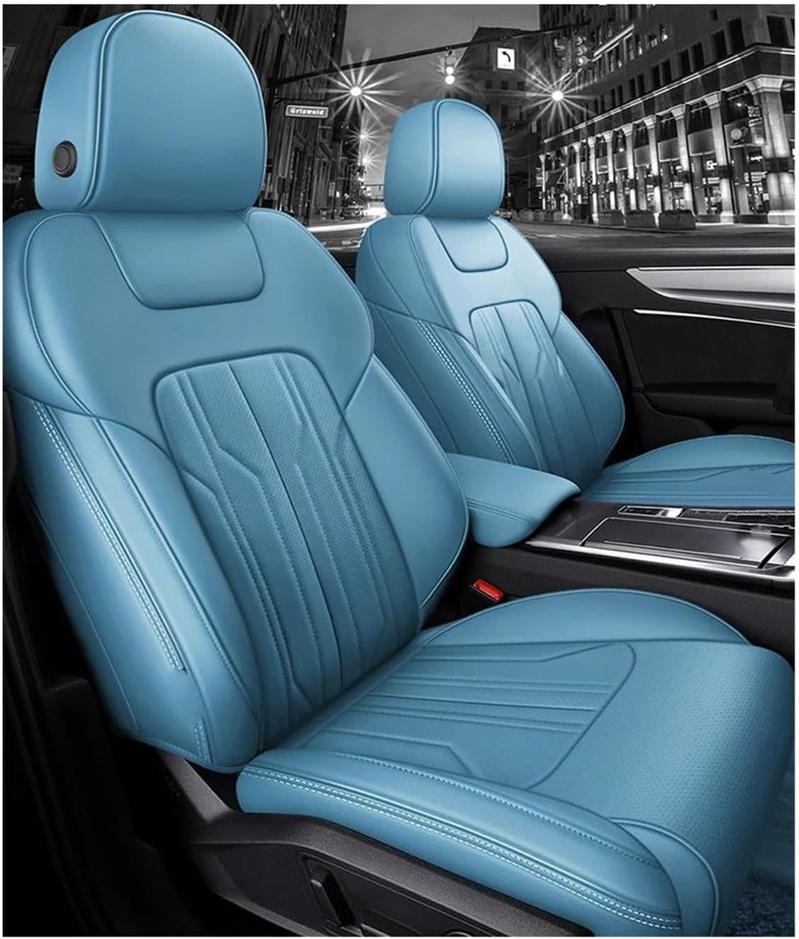 Autositzkissen Autositzbezug-Sets A3 A4 A5 A6 Q5 Q7 TT A8 Q3 Autozubehör Autositzbezüge, komplettes Set Sitzbezüge für Nissan Qashqai(1) von Generisch