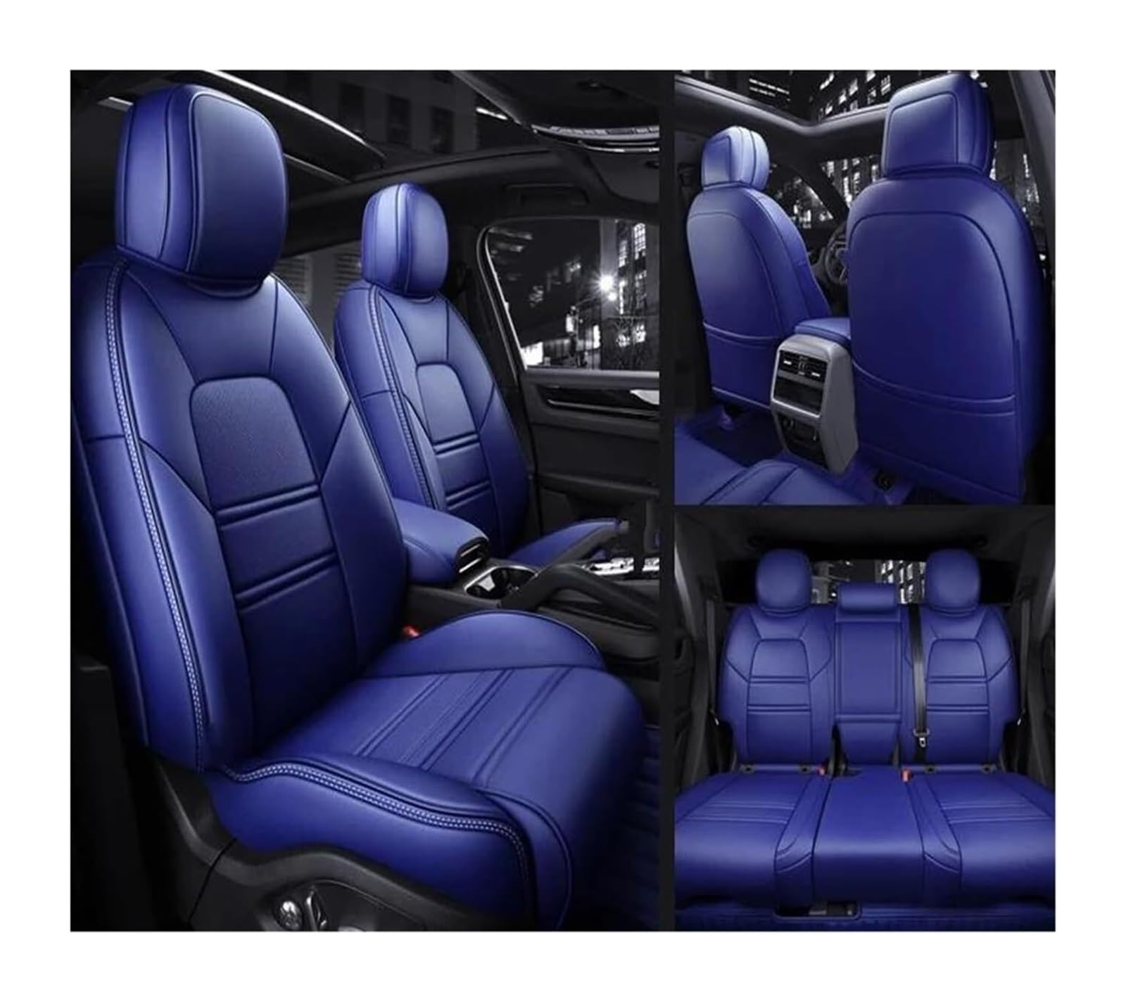 Autositzkissen Autositzbezug-Sets für Jeep, für Compass, für Grand, für Cherokee Wk2, für Renegade, Auto-Innenausstattung, Autositzbezüge Sitzbezüge für Nissan Qashqai(3) von Generisch