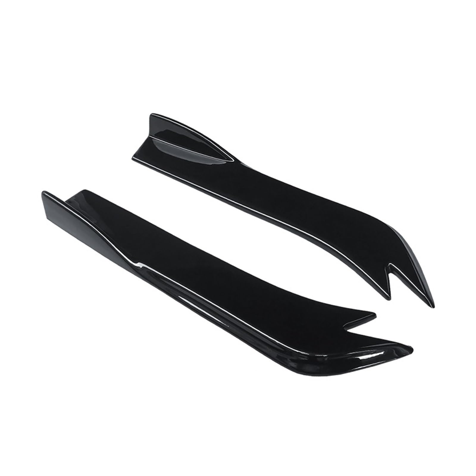 Autospoiler-Canards A7 2015 2016 2017 2018 2019 2020 2021 2022 Auto Heckstoßstange Splitter Schürzen Kofferraumlippe Spoiler Flügel Diffusor Schutz Heckspoiler(Gloss Black) von Generisch