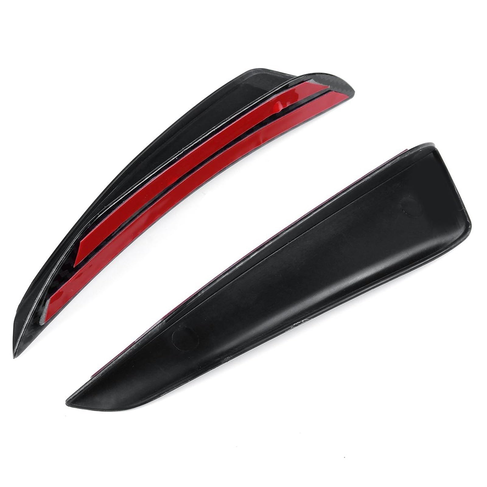 Autospoiler-Canards Für Mercedes für Benz A-Klasse W177 A180 A200 A220 A250 Paar Frontstoßstange Außenseitensplitter Canard-Verkleidung für AMG 2019–2021 Heckspoiler(2) von Generisch