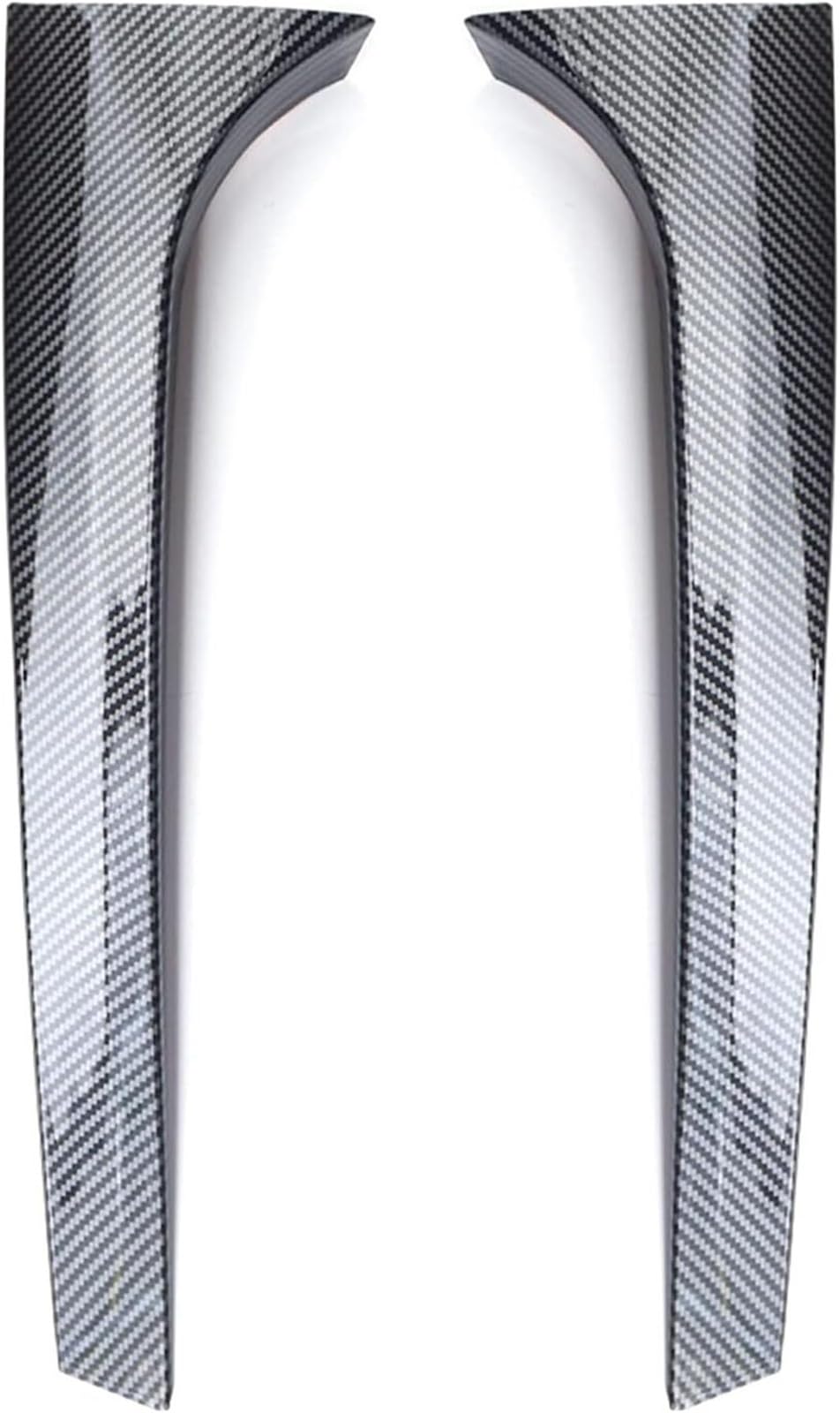 Autospoiler-Canards Für Skoda Für Kodiaq 2016-2020 Heckscheibe Seitenspoiler Autospoiler Heckspoiler(Carbon Grain) von Generisch